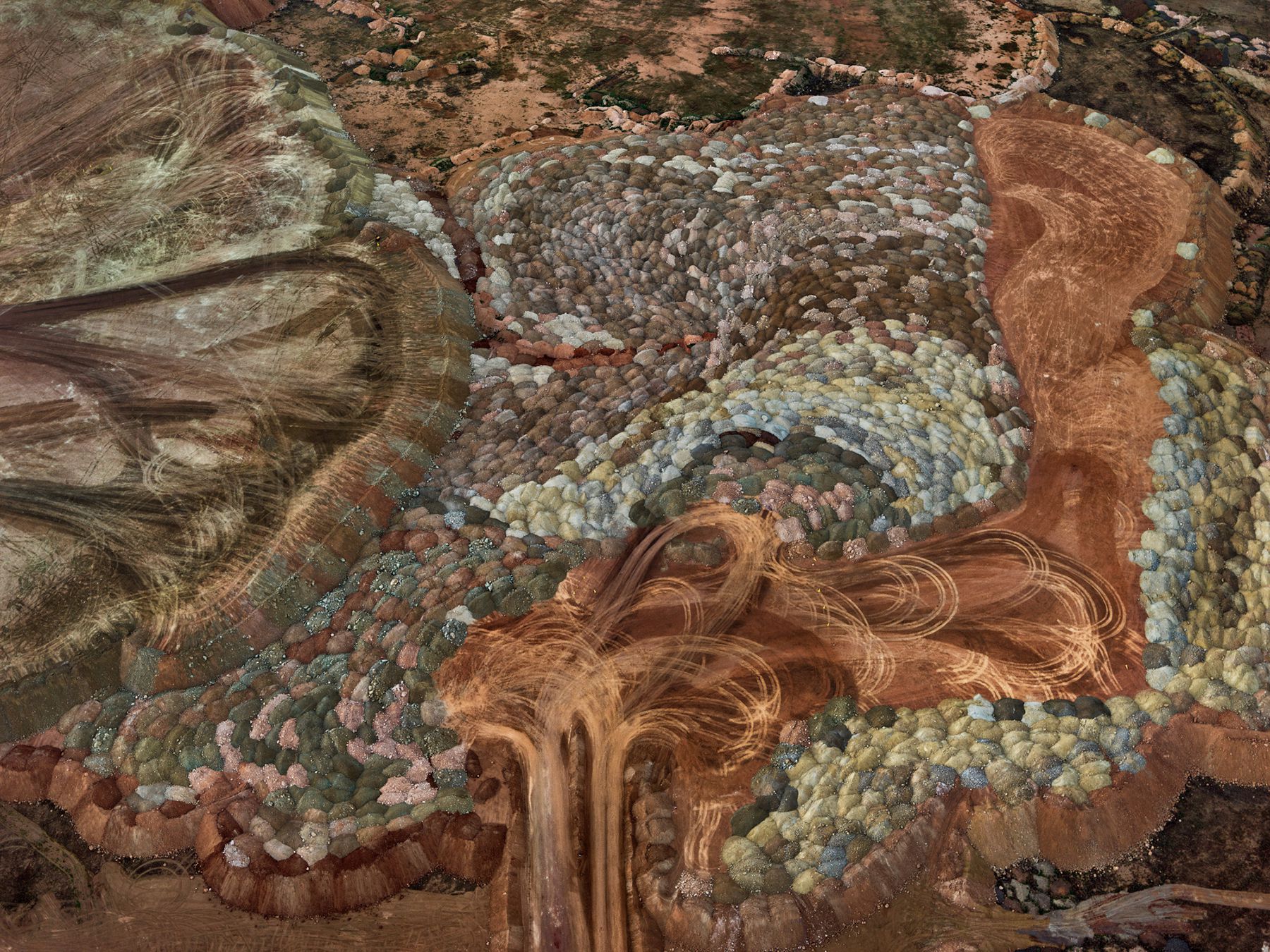 Edward Burtynsky, Sishen Iron Ore Mine #2, Overburden, Kathu, South Africa, 2018