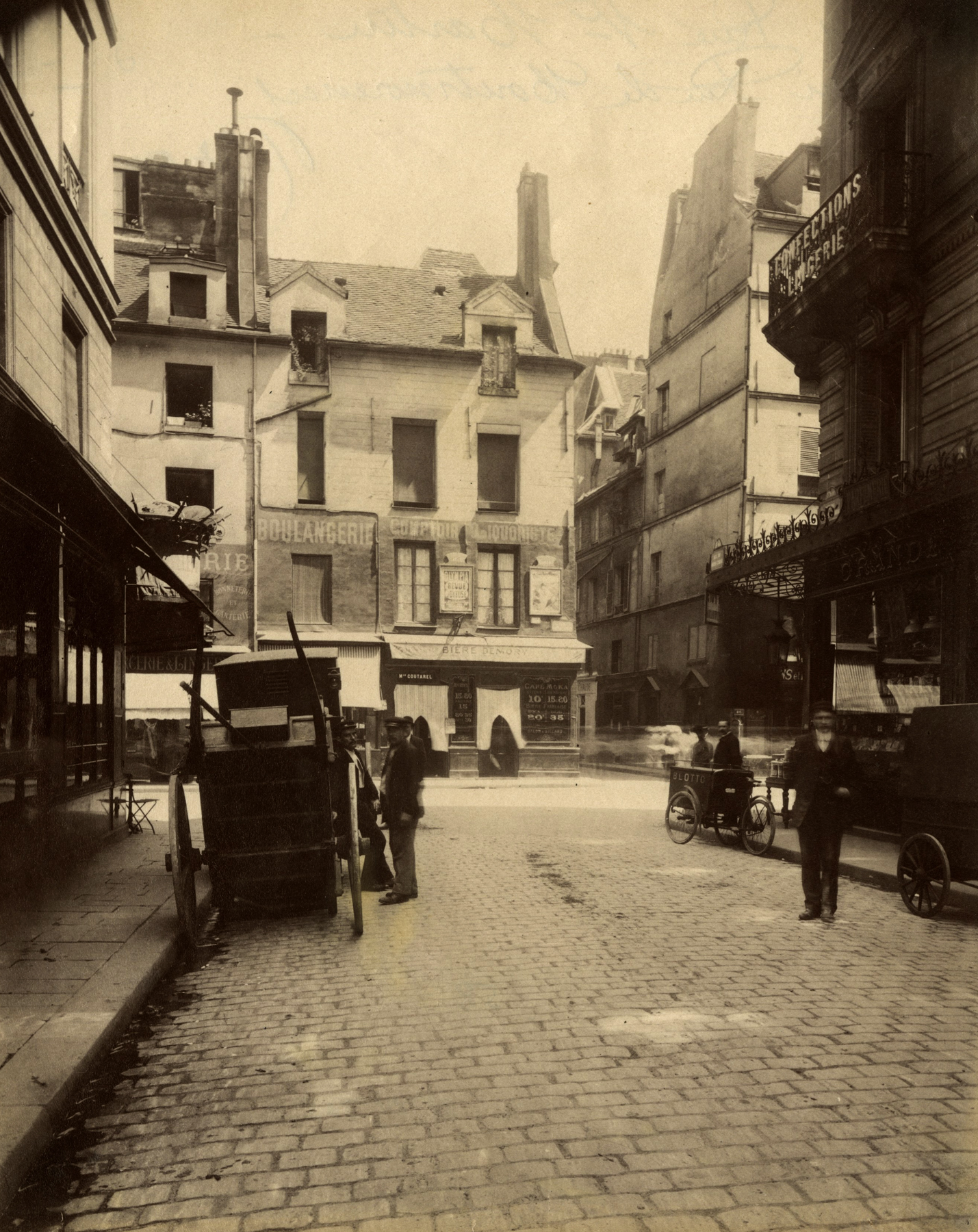 Eugene Atget - 214 Rue St Martin coui Rue de Montmorency - Howard Greenberg Gallery