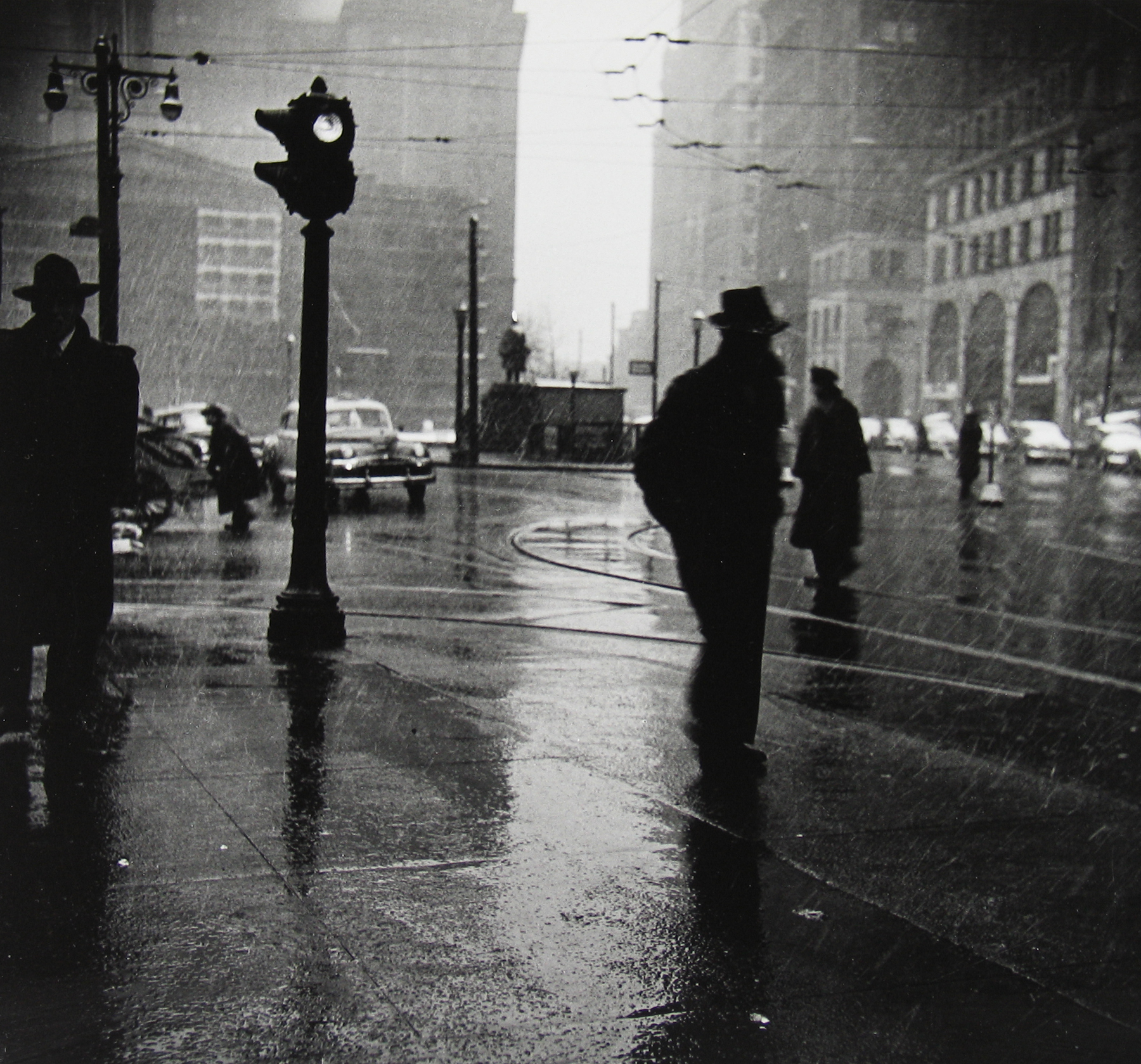 Arthur Leipzig - Rain, 1945 - Howard Greenberg Gallery
