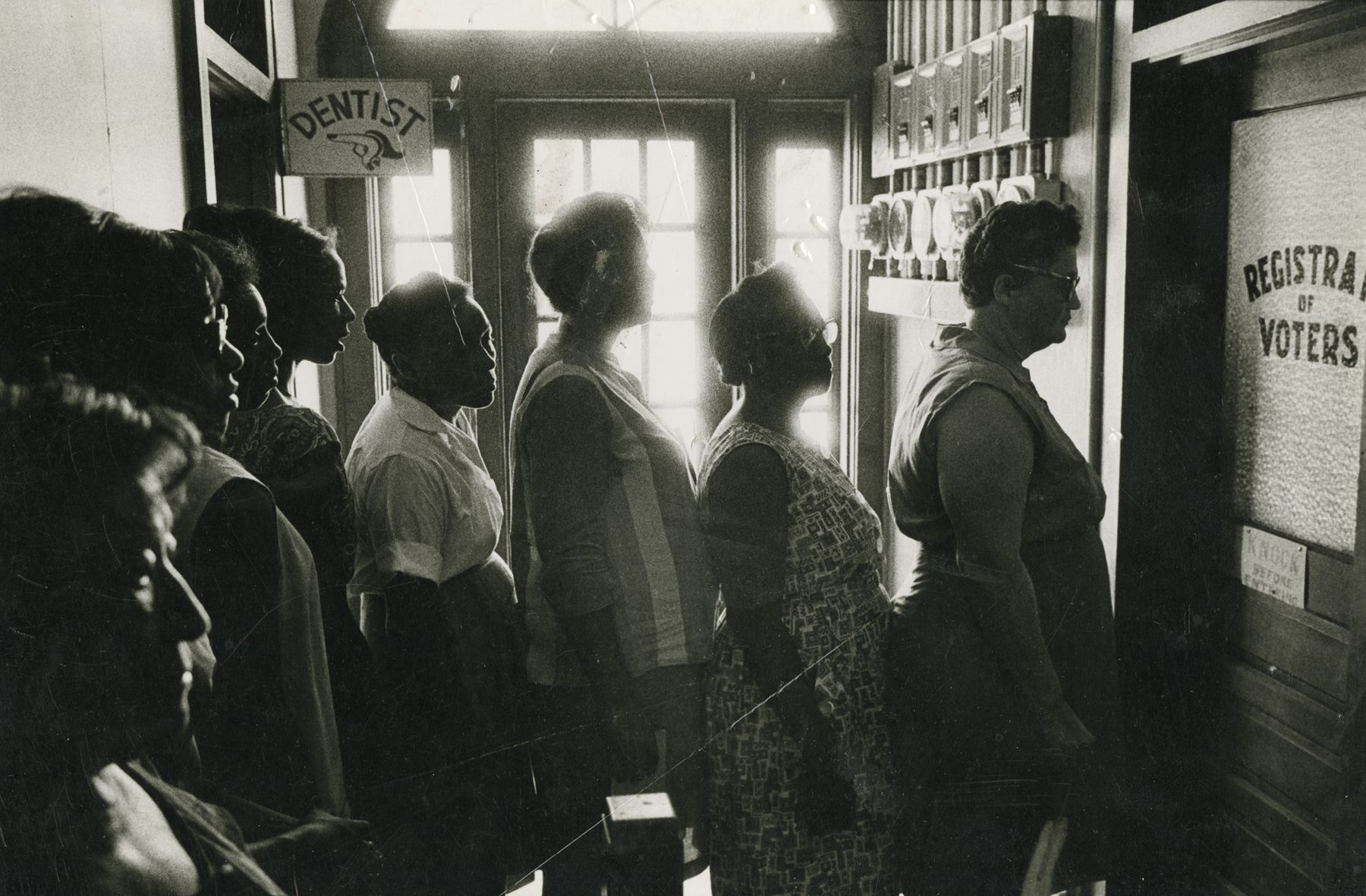 Voter Registration, Clinton, Louisiana, 1964
Gelatin silver print; printed no later than 1979
8 x 10 inches