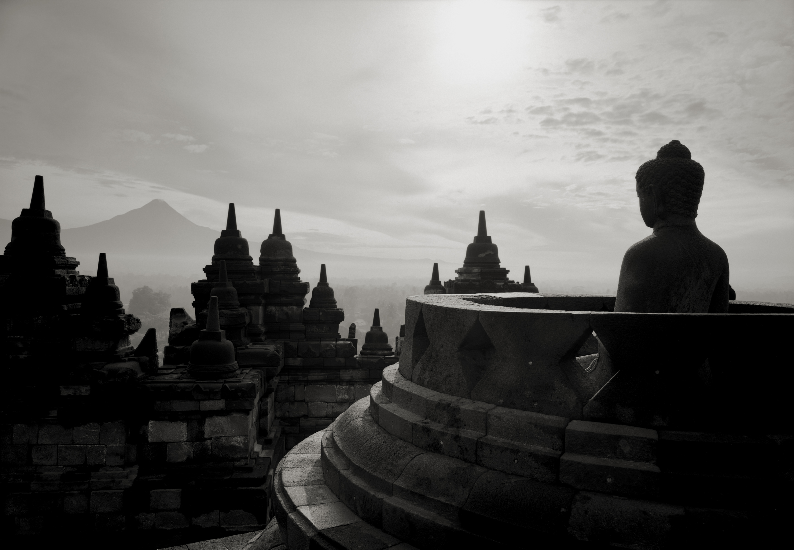 Kenro Izu - Borobudur #15, Indonesia, 1996 - Howard Greenberg Gallery
