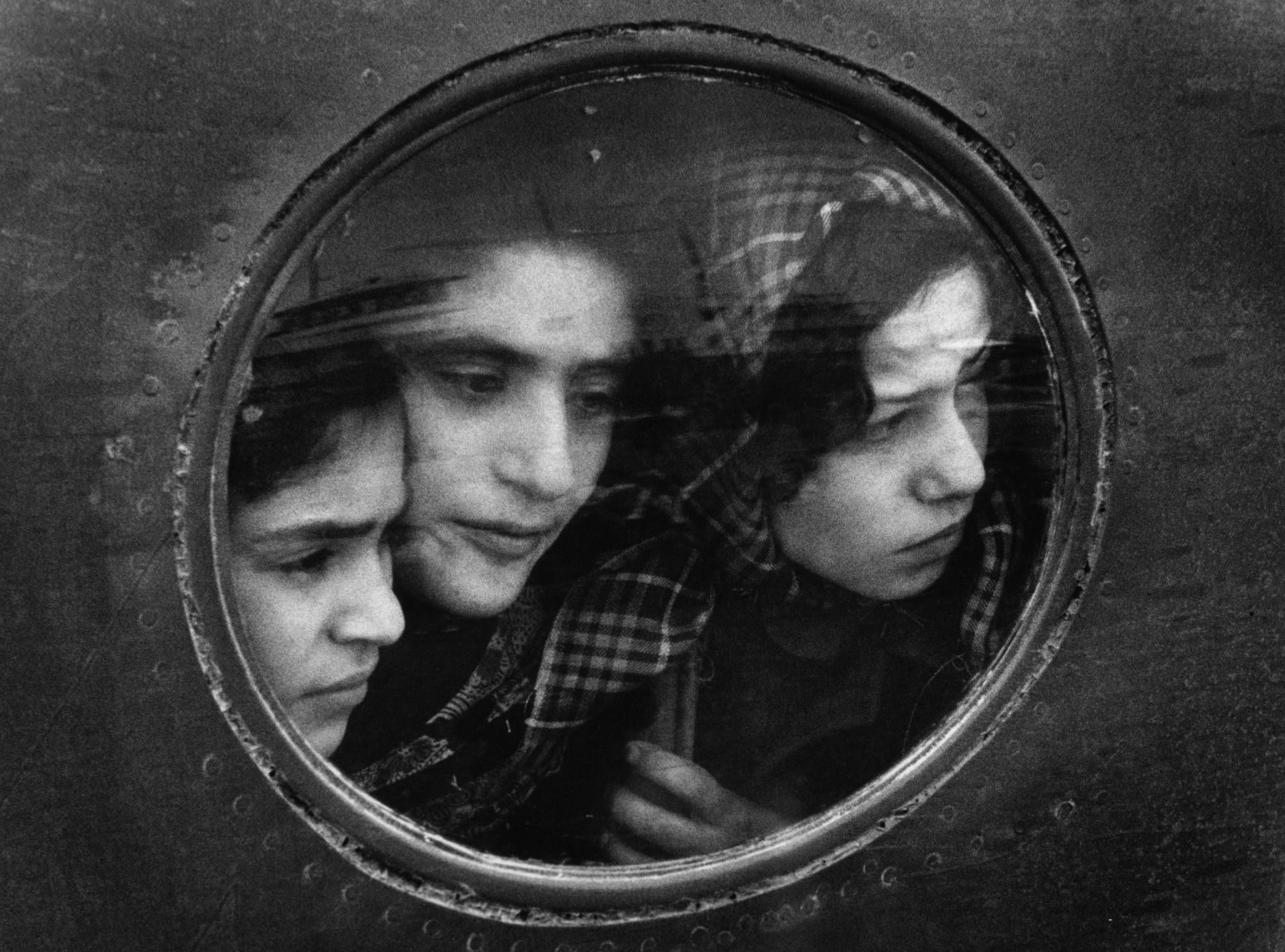 Ruth Orkin - Jewish Refugees, Lydda Airport, Tel Aviv, 1951 - Howard Greenberg Gallery