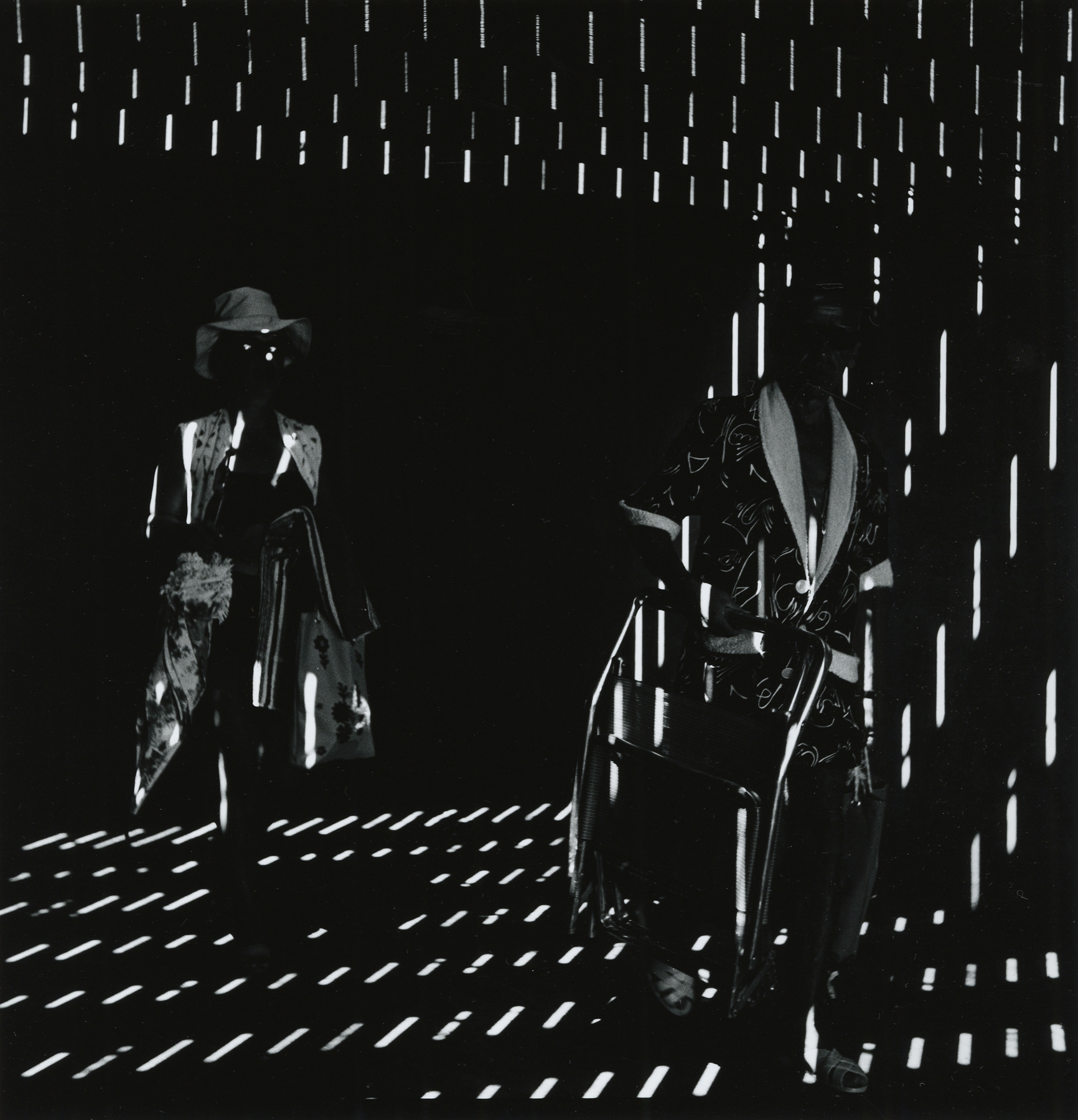 Ray K. Metzker - 66 HA-2, Atlantic City, from "Under the Boardwalk," 1966 - Howard Greenberg Gallery