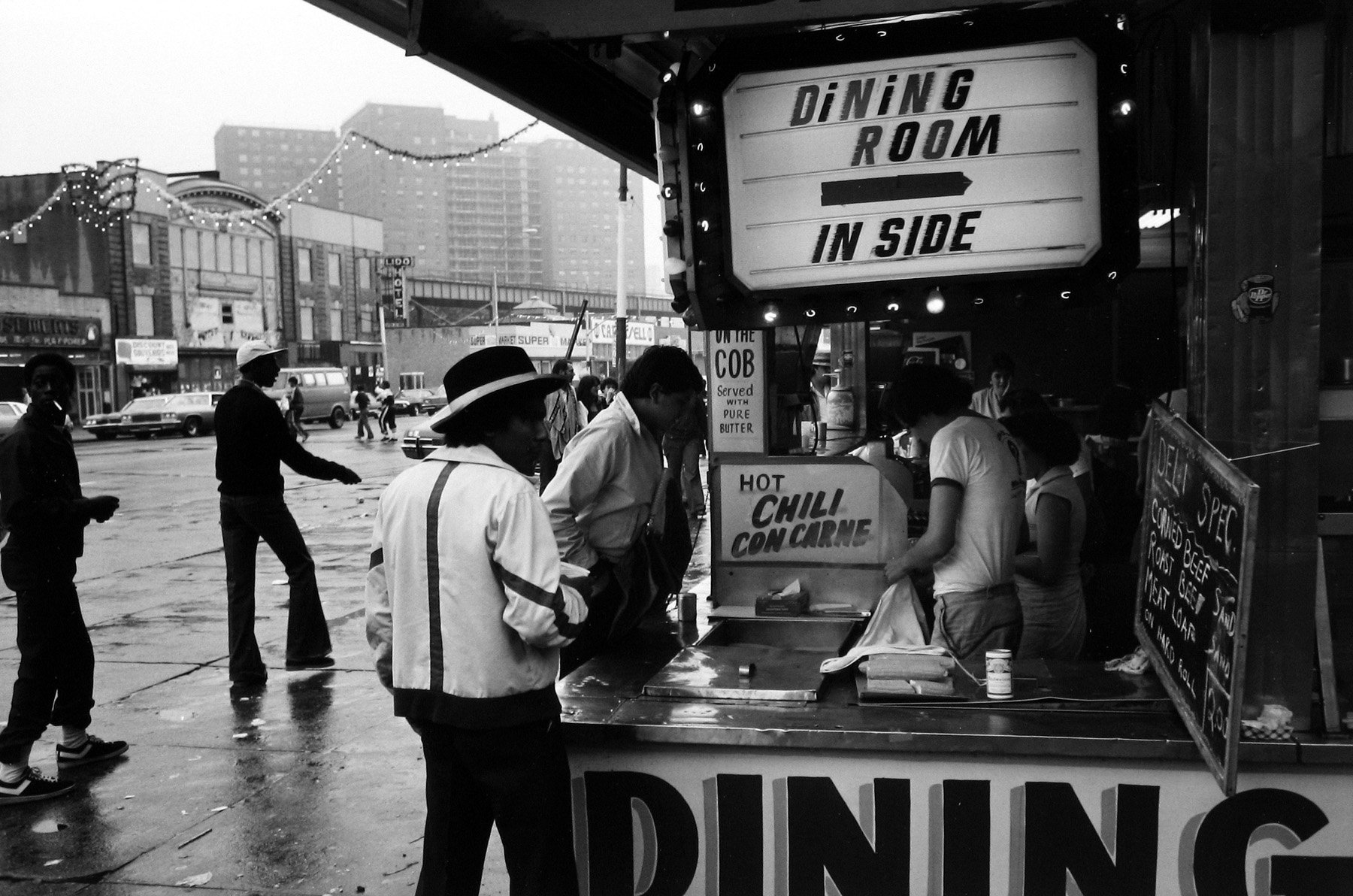 Tom Arndt - Street scene, Coney Island, 1978   - Howard Greenberg Gallery