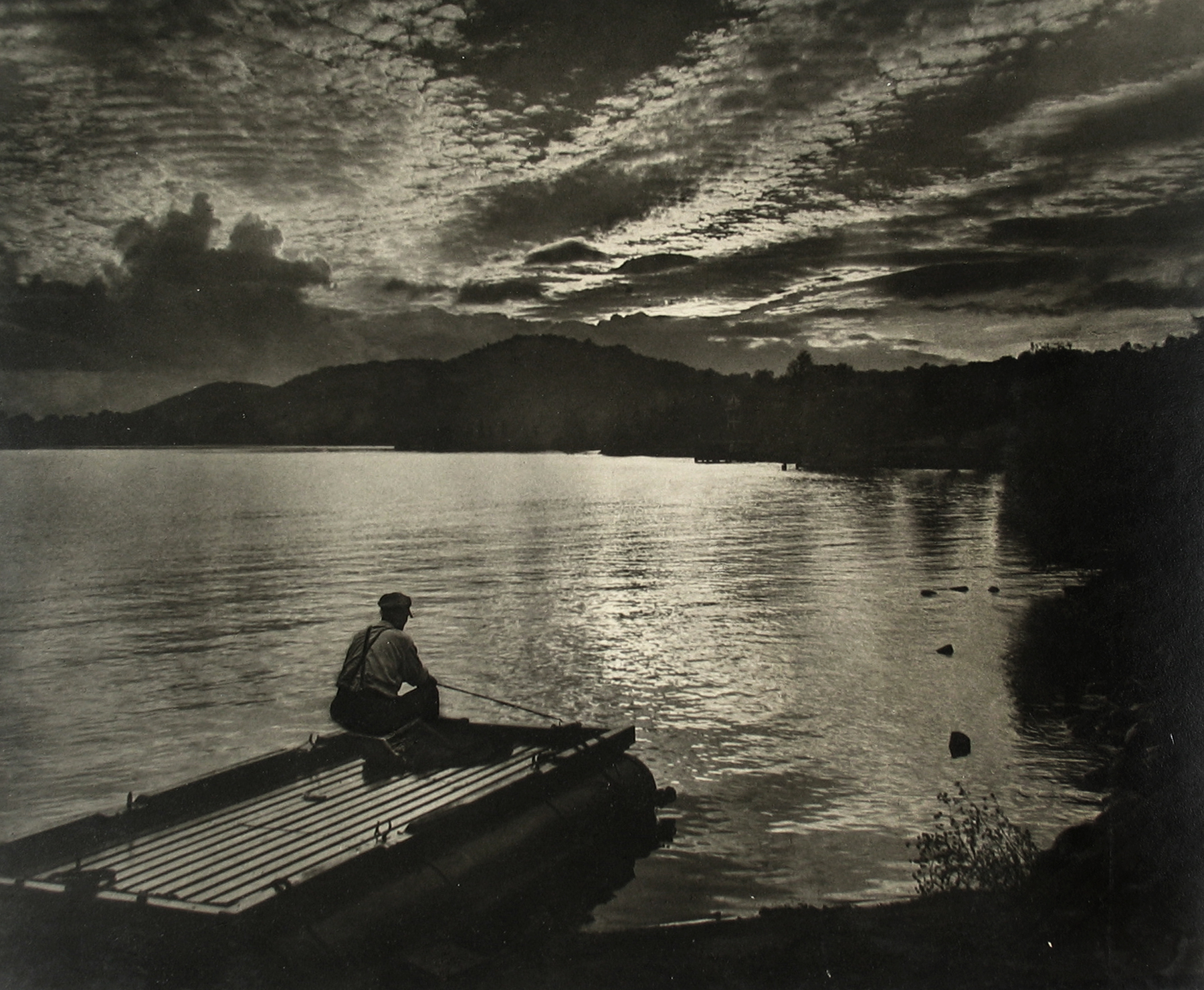 Adolf Fassbender - Sunset O'er Mohawk, 1940s - Howard Greenberg Gallery