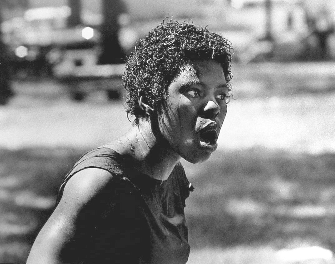 Bob Adelman - Water Hosed Demonstrator, Birmingham - Howard Greenberg Gallery