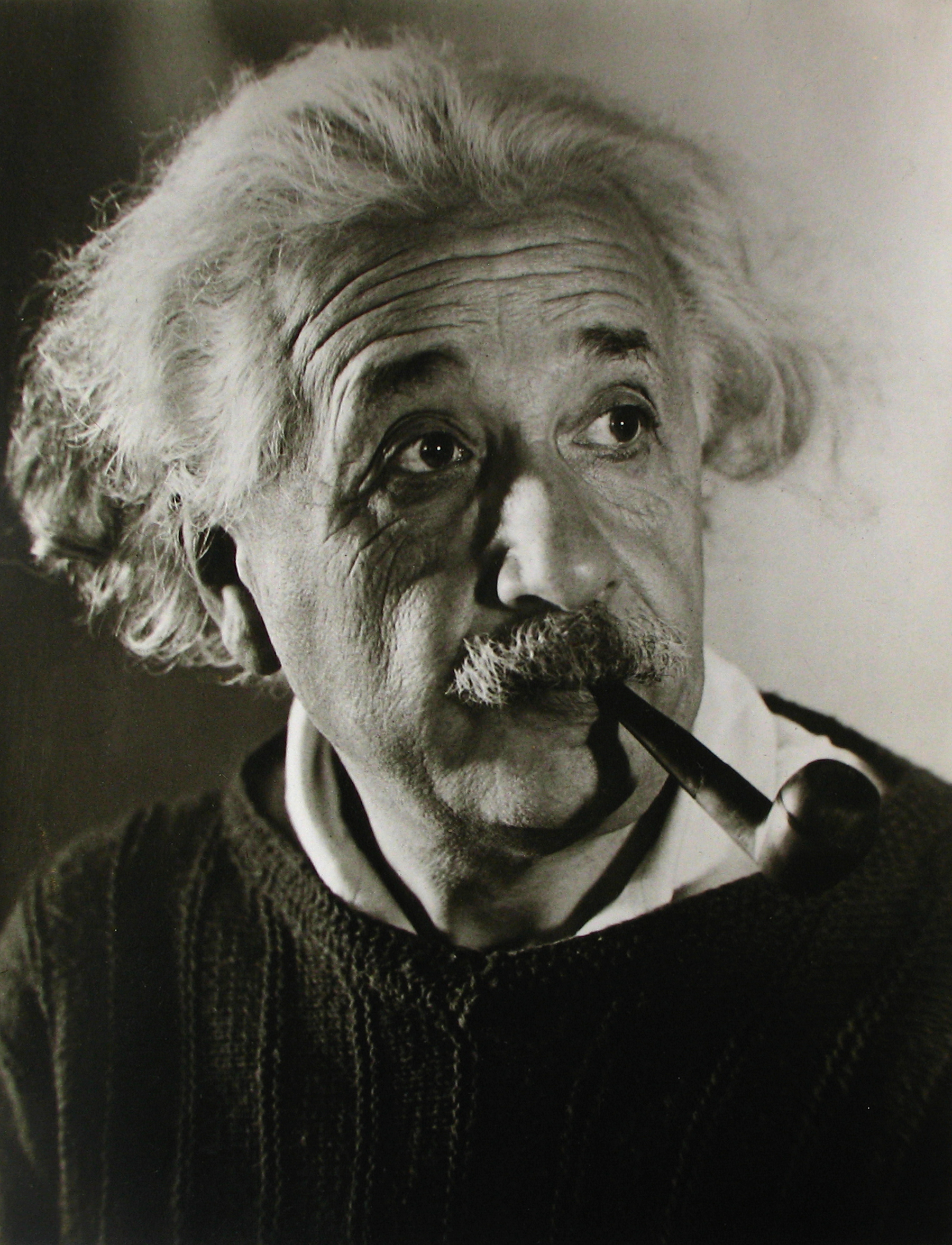 Roman Vishniac - Albert Einstein in Princeton, c. 1941 - Howard Greenberg Gallery