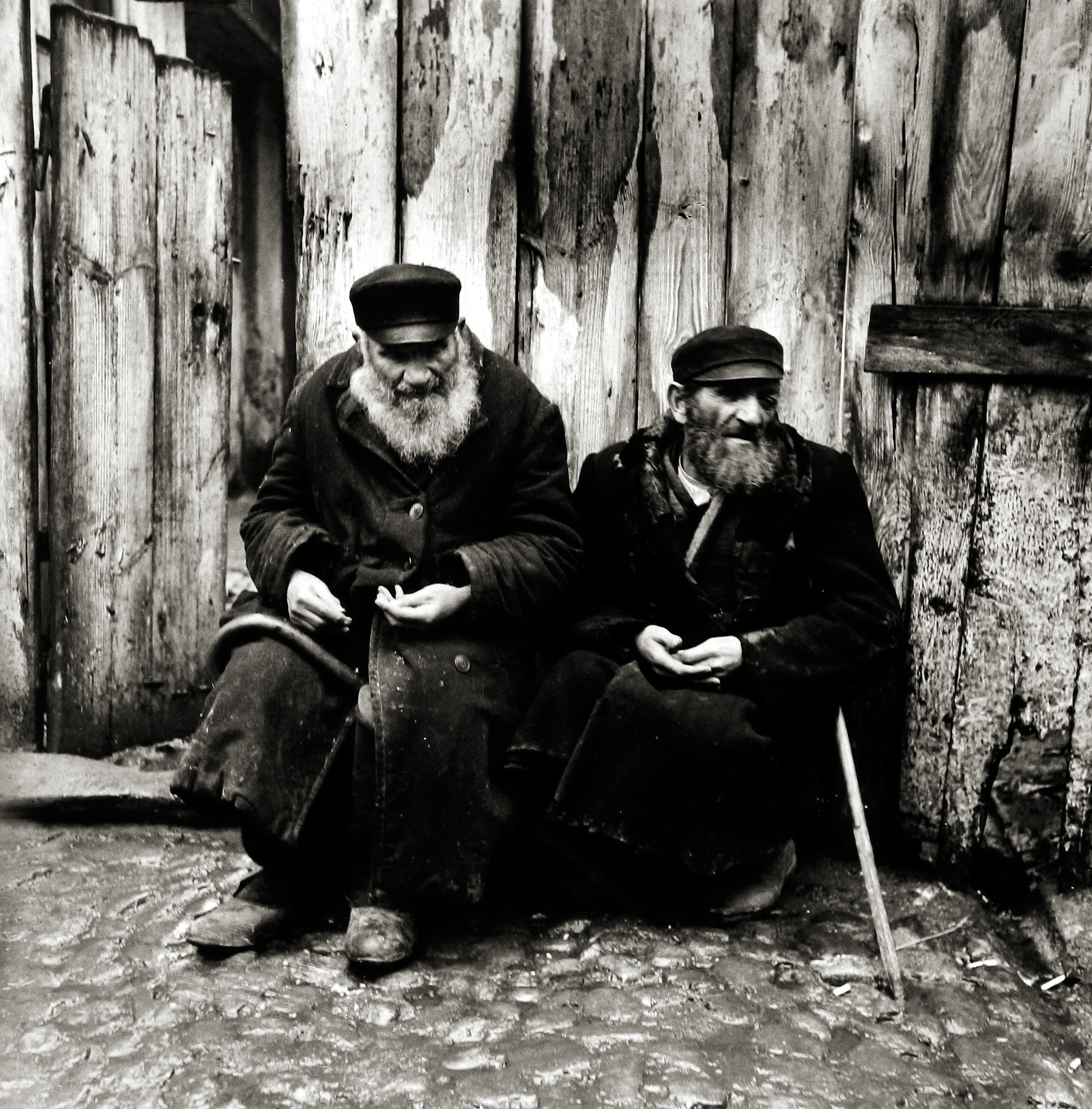 Roman Vishniac - The Boycott Changed Peddlers Into Beggars, Warsaw, 1937 - Howard Greenberg Gallery