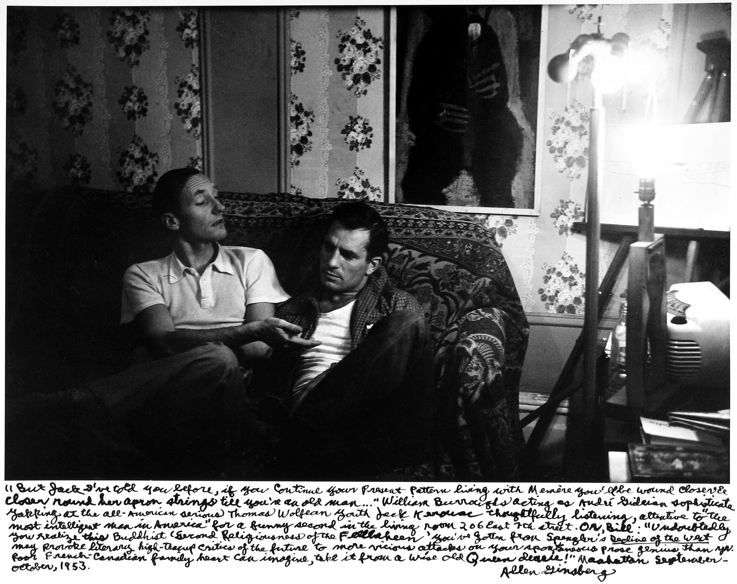 Allen Ginsberg - William S. Burroughs & Jack Karouac, New York, 1953 - Howard Greenberg Gallery