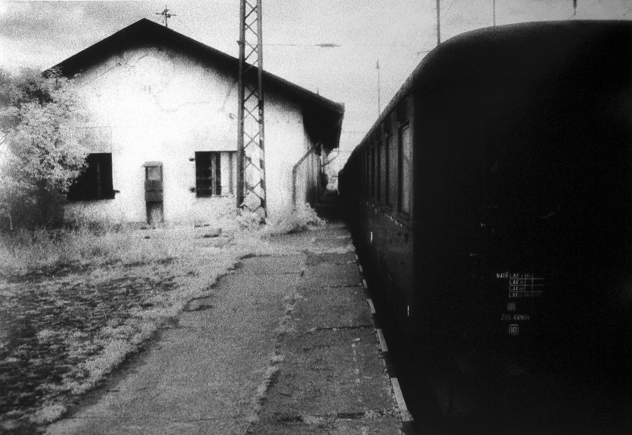 Judith Glickman - Bohusonice Train Station at Theresienstadt, Czechoslovakia, 1991 - Howard Greenberg Gallery