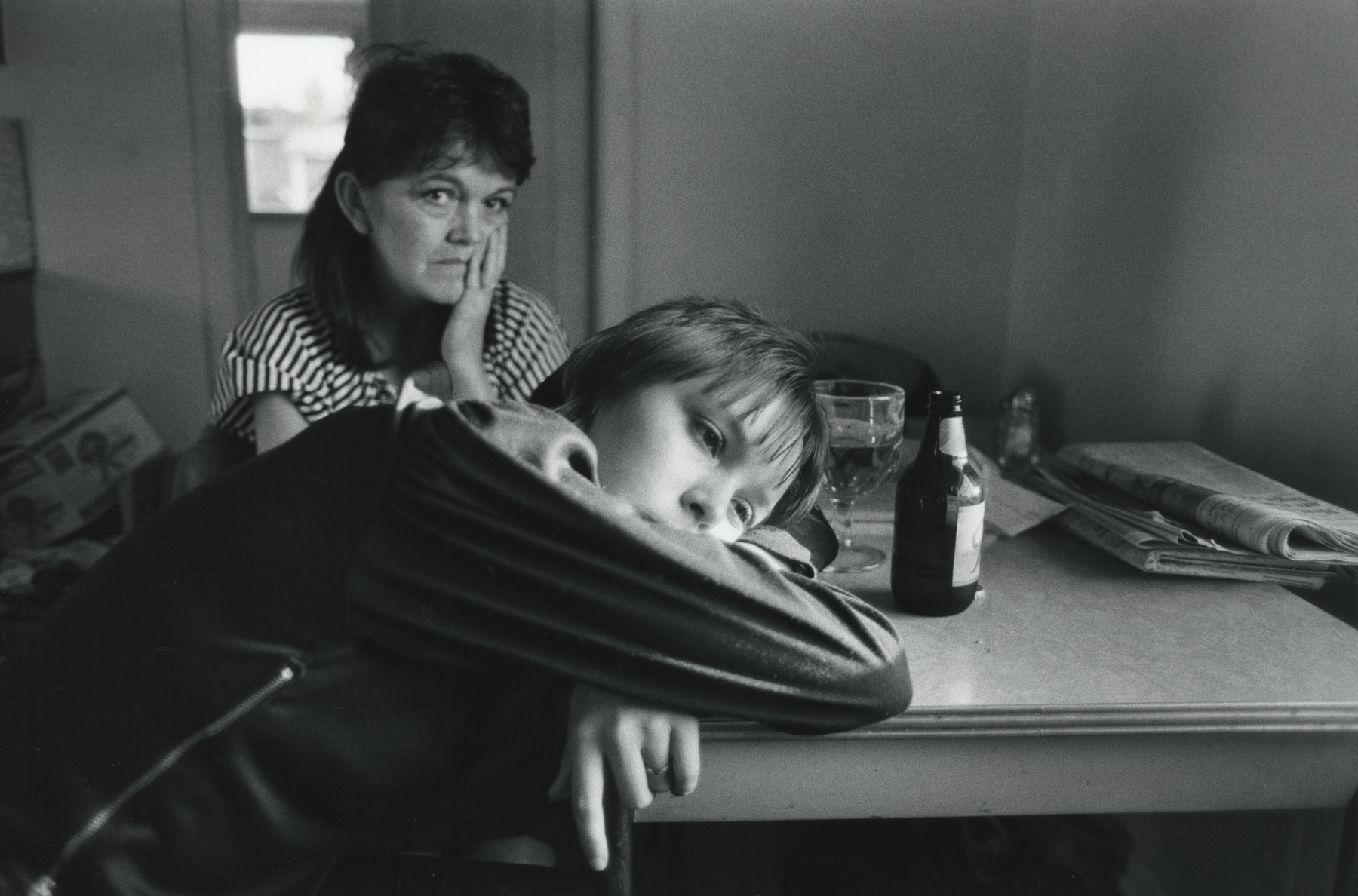 Tiny And Her Mother Pat, Seattle, 1983  Gelatin silver print; printed later  16 x 20 inches