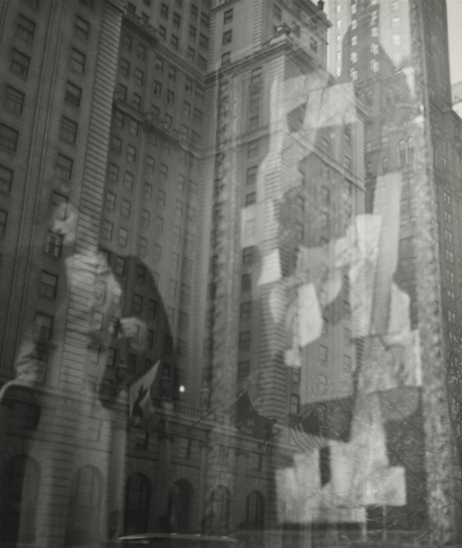 Window Reflection, New York, 1939-45  Gelatin silver print; printed c.1939-45  12 3/4 x 10 3/4 inches