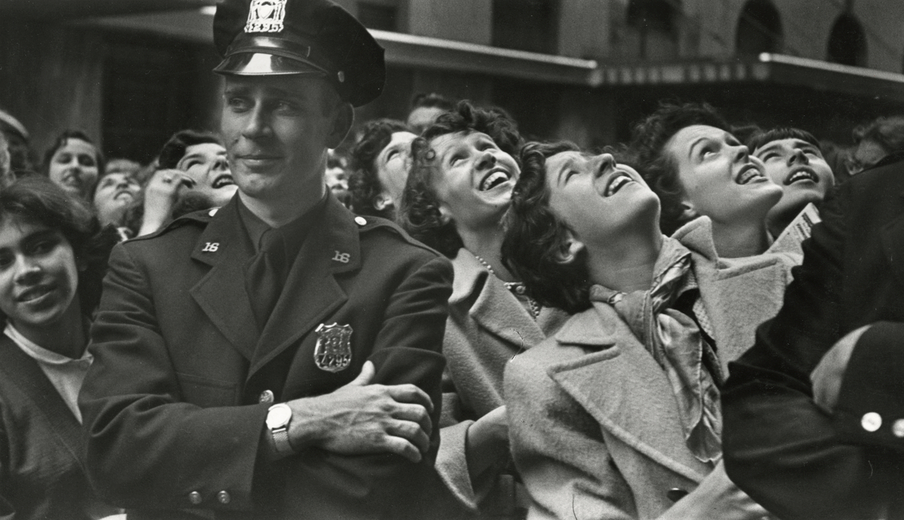 Esther Bubley - NYC, Johnny Ray Fans, Midtown, 1952 - Howard Greenberg Gallery