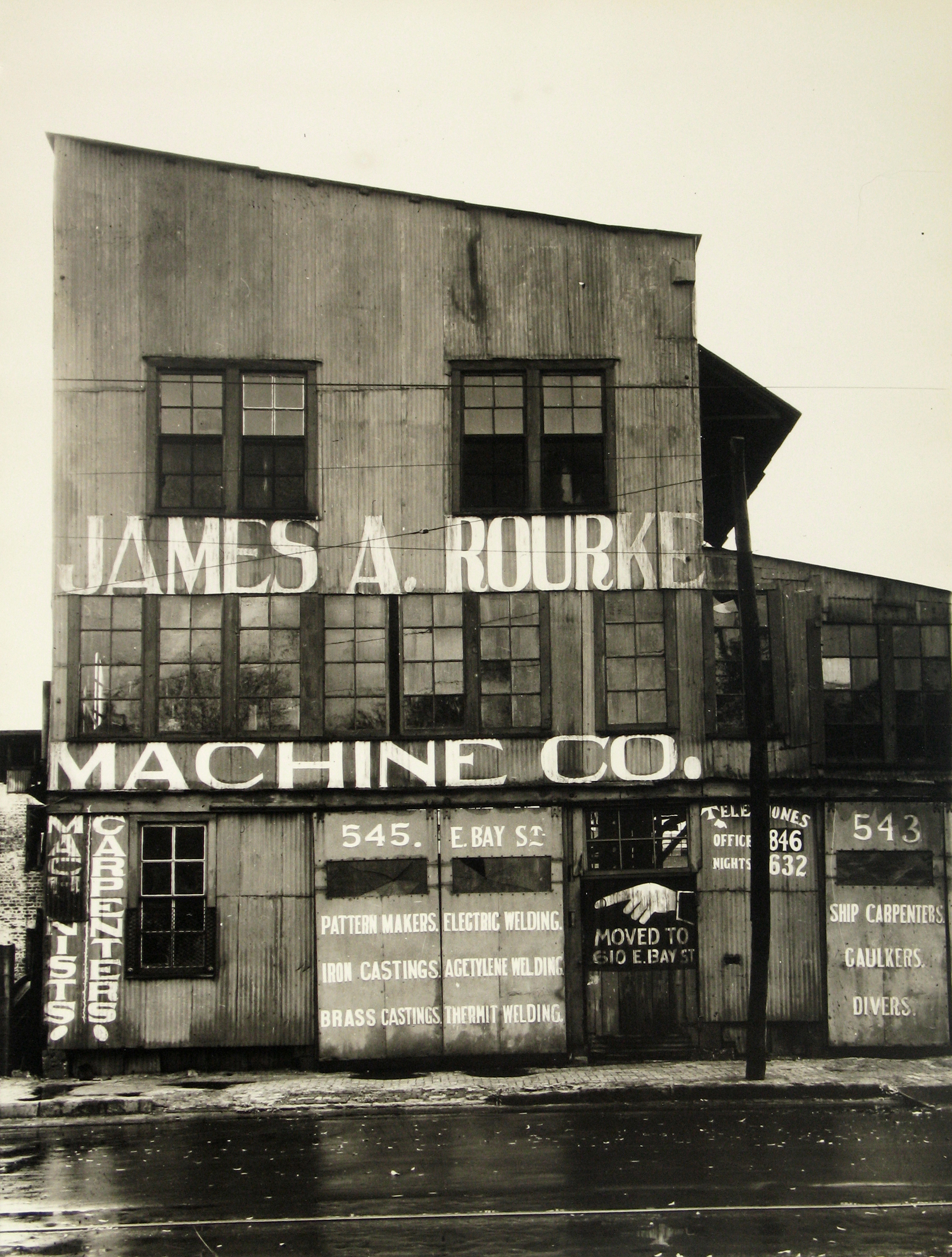 Peter Sekaer - James A. Rourke Machine Co., Savannah, Georgia 1936 - Howard Greenberg Gallery