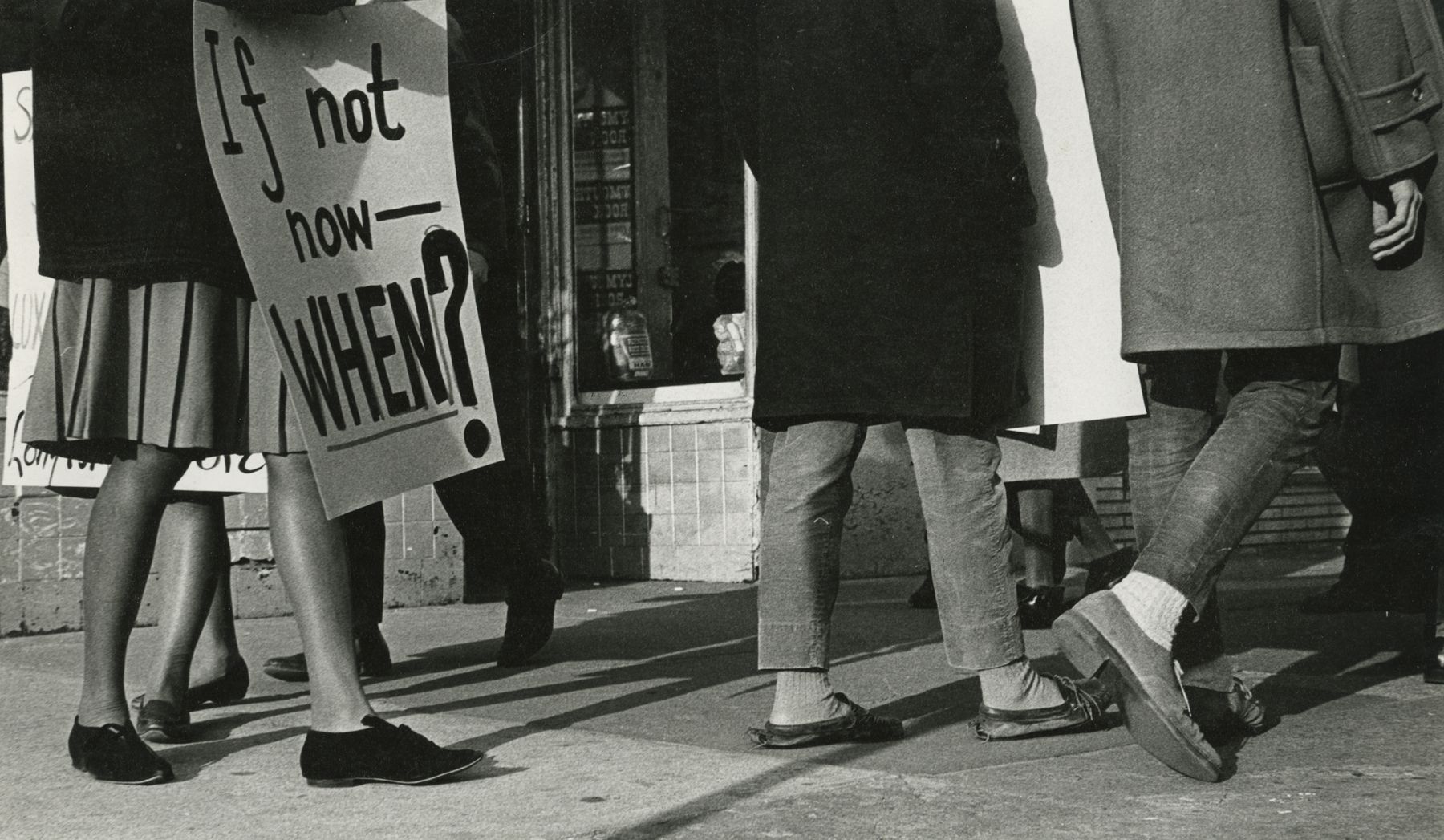 C.O.R.E. Demonstration, c.1962
Gelatin silver print; printed c.1962
5 5/8 x 9 1/2 inches