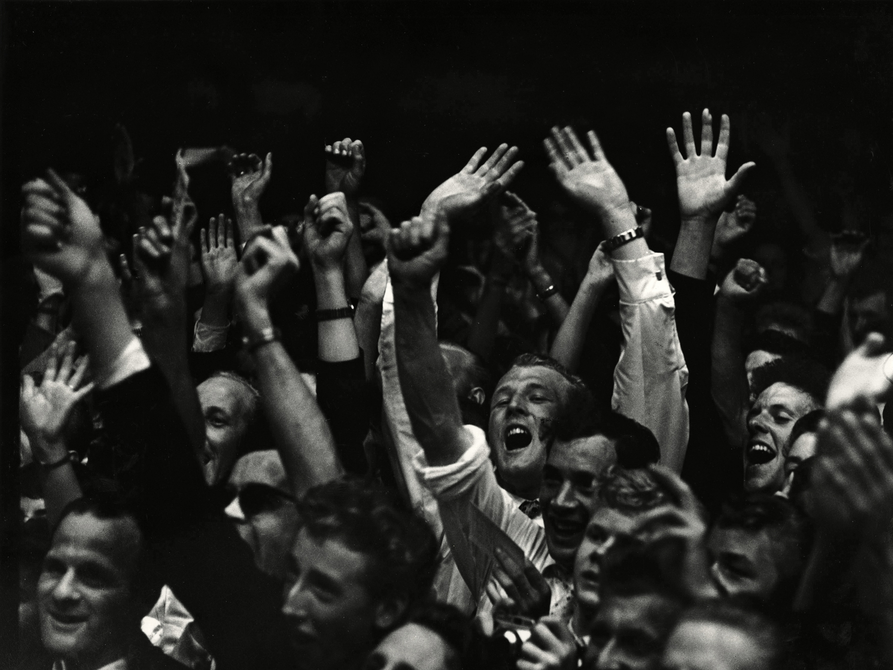 Ed Van der Elsken - Audience at the concert of Benny Goodman in the village Blokker, 15 May, 1958 - Howard Greenberg Gallery
