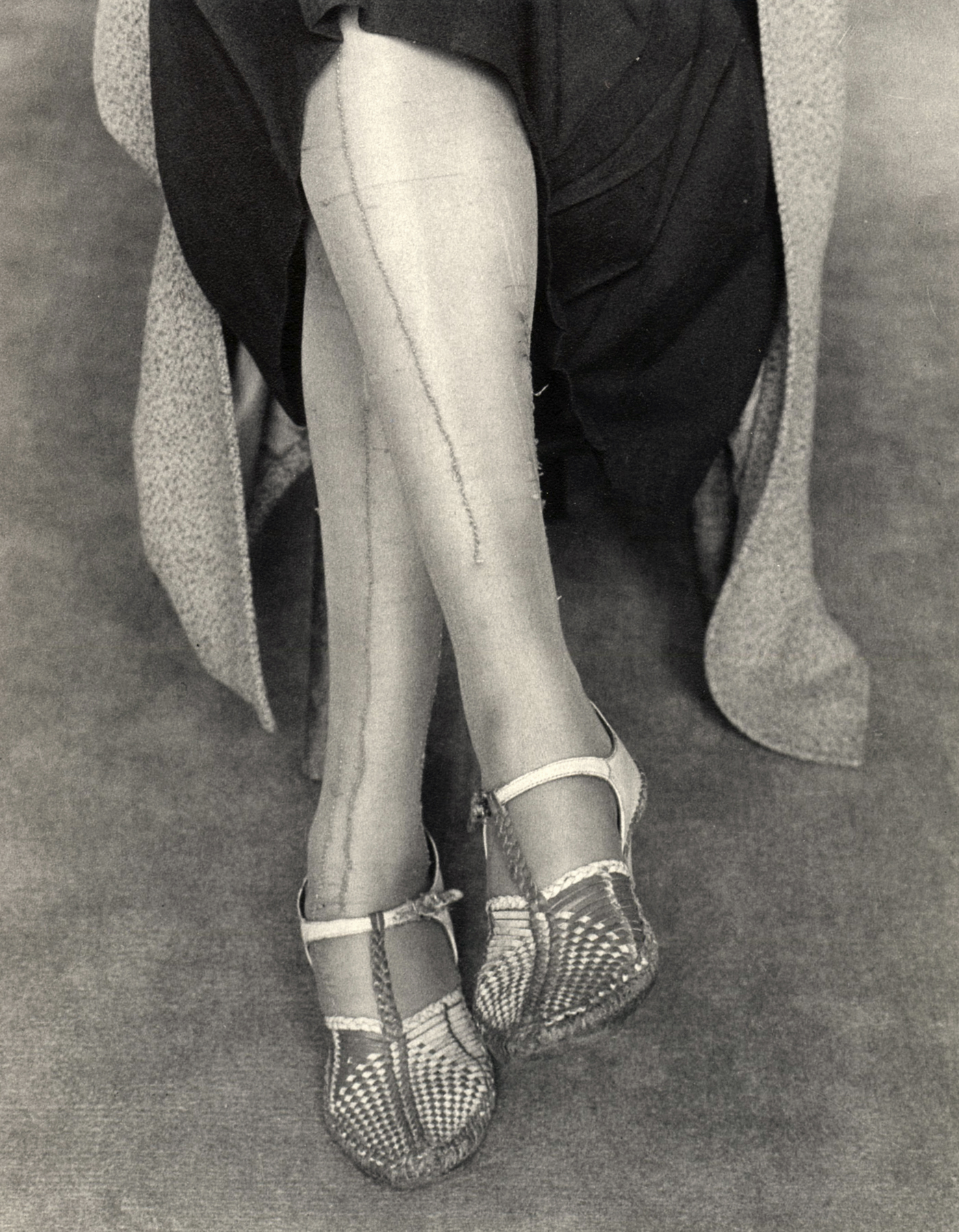 Dorothea Lange - Mended Stockings, San Francisco, 1934 - Howard Greenberg Gallery