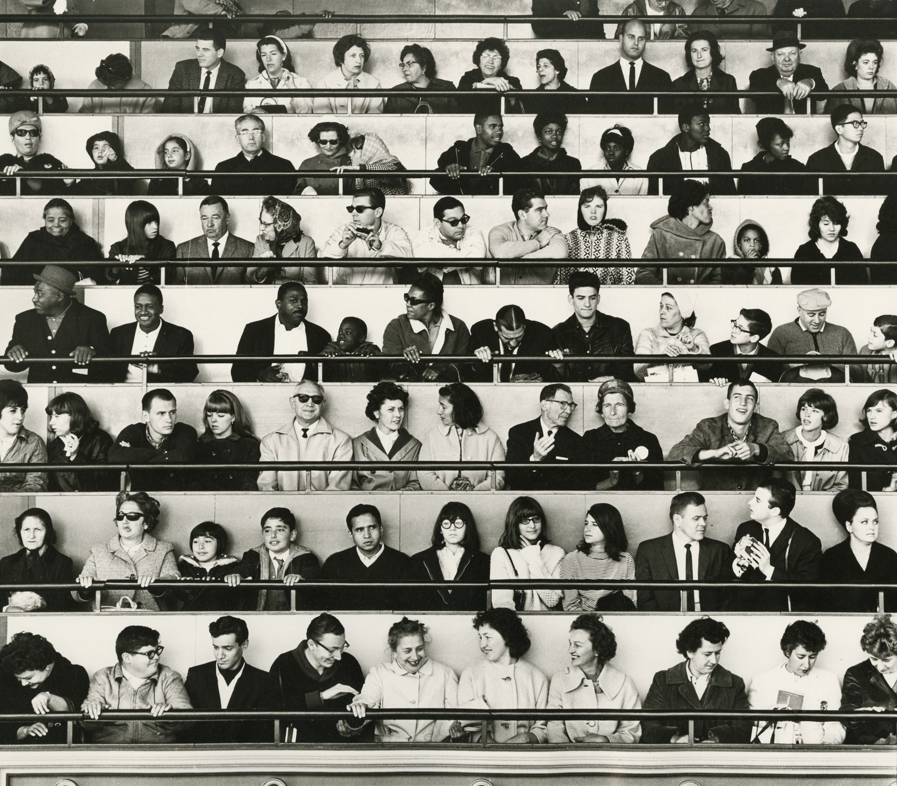 People's Wall, World's Fair - IBM Pavilion, Queens, NYC, 1965
Gelatin silver print; printed c.1965
10 3/8 x 11 3/4 inches