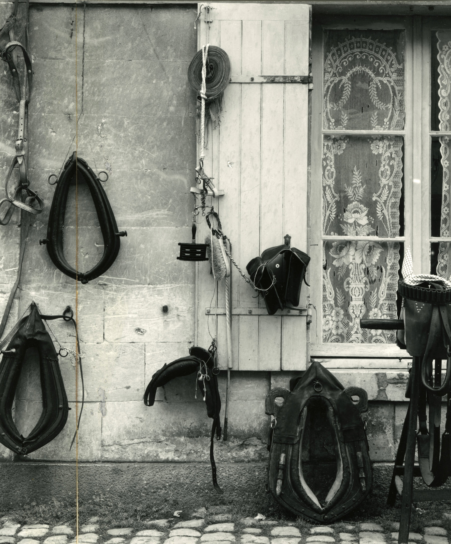 Paul Strand - Harnesses, Aspach le-bas, Haut-Rhin, France, 1951 - Howard Greenberg Gallery