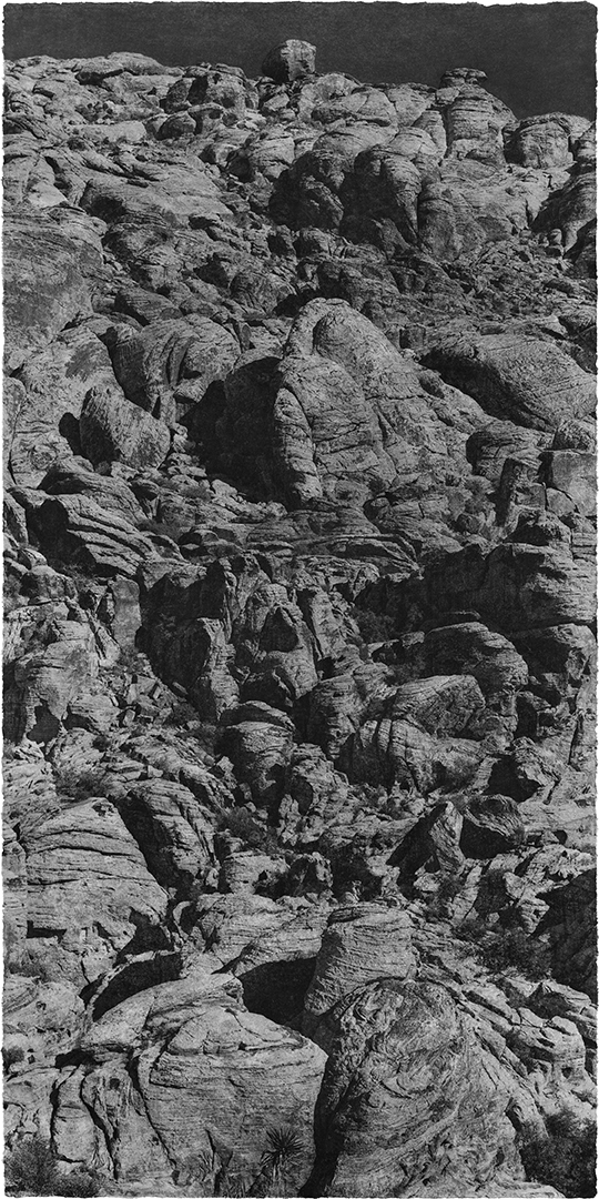 Opening #20, 2016  Archival pigment print on Korean Mulberry Paper  57 3/8 x 30 inches