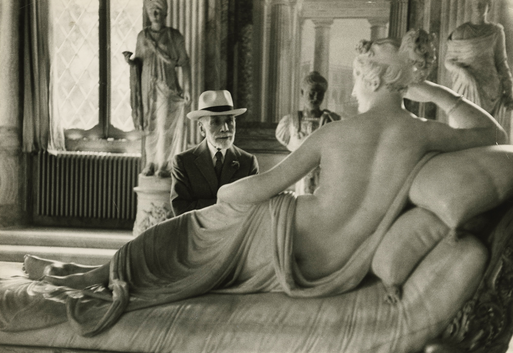 David Seymour "Chim" - Bernard Berenson, Rome, 1955 - Howard Greenberg Gallery