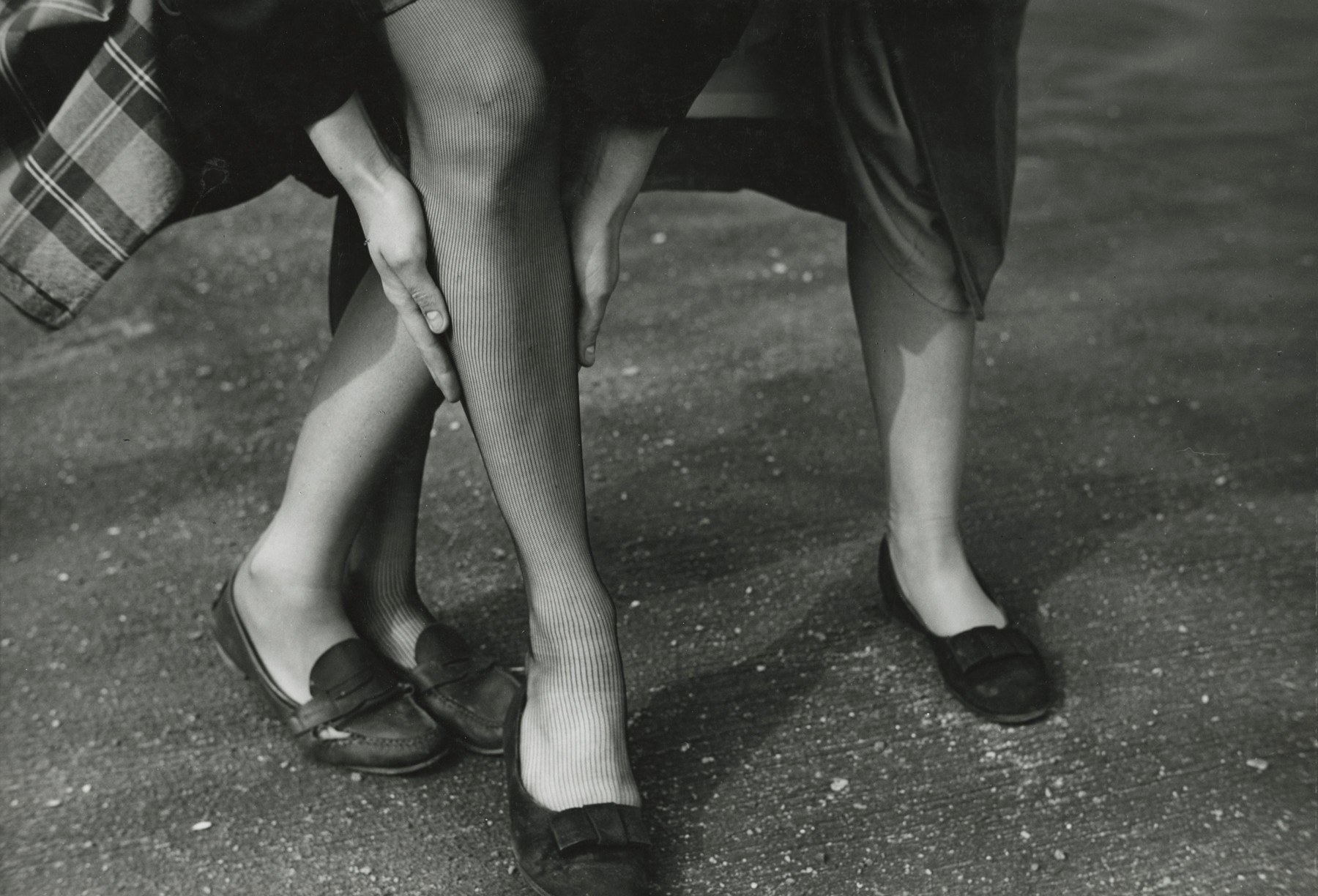 Kathy and Gloria, c.1948  Gelatin silver print; printed c.1948  11 x 16 inches