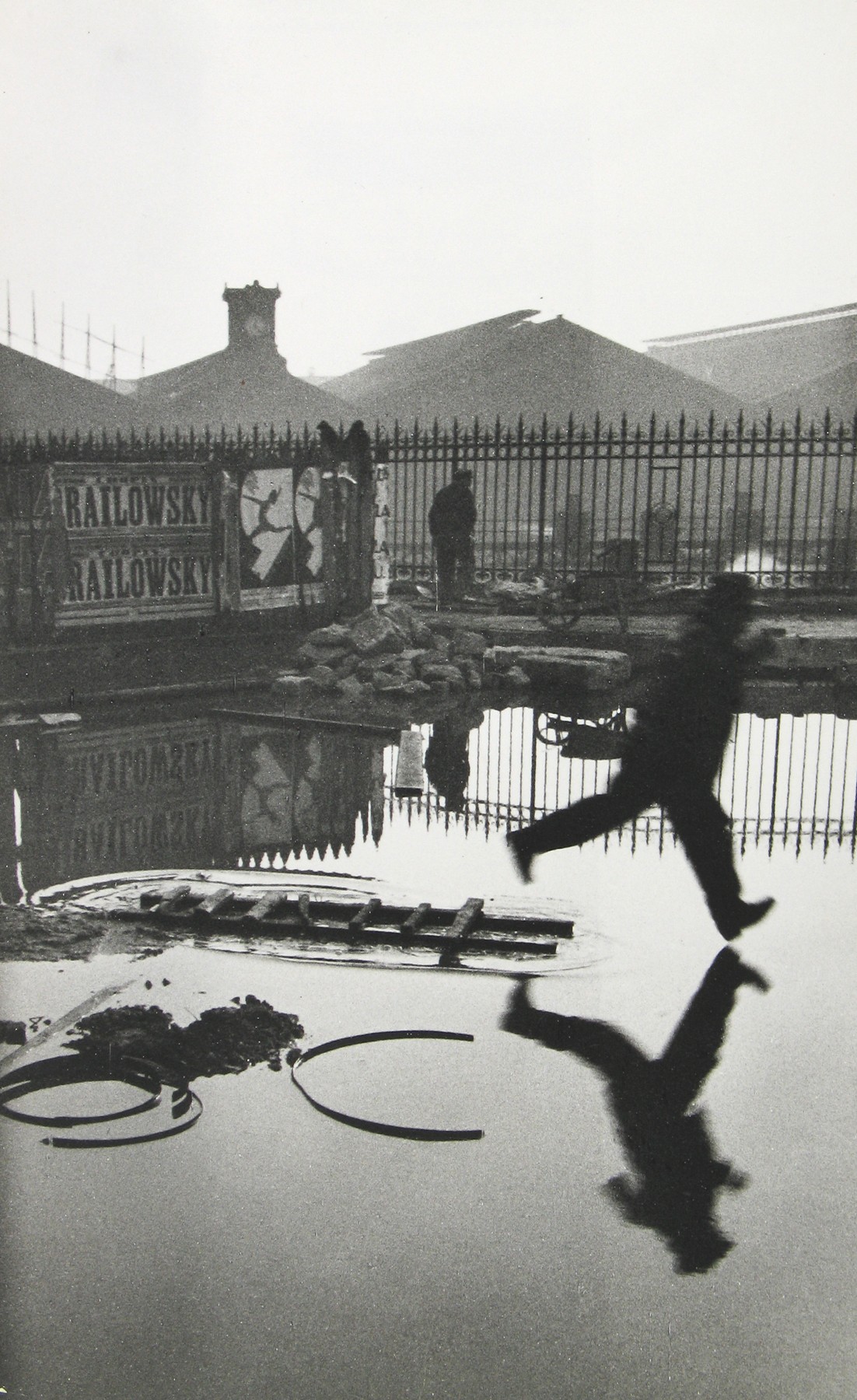 Behind the Gare St. Lazare, 1932  Gelatin silver print  11 3/4 x 7 1/8 inches