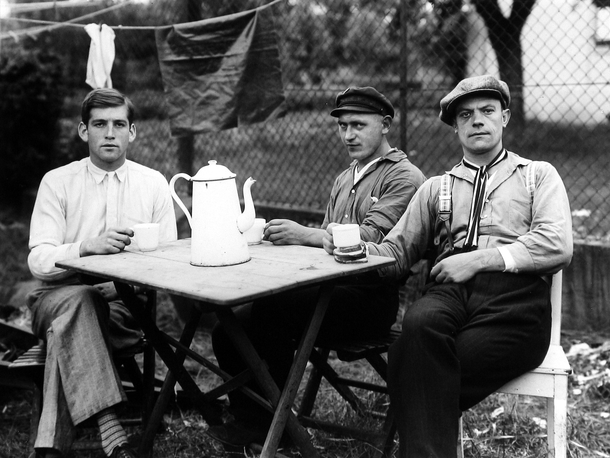 August Sander - Circus Workers, Koln, 1926 - Howard Greenberg Gallery