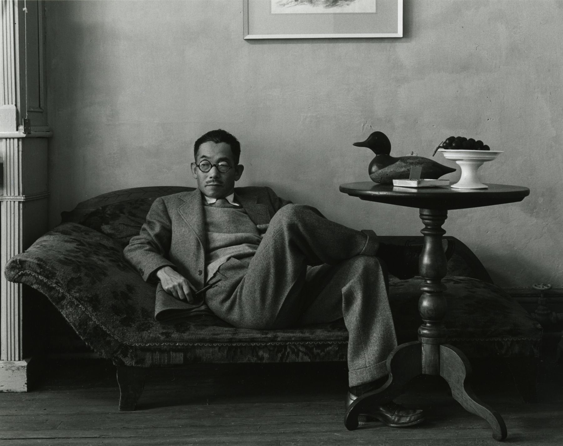 Kuniyoshi, New York, 1941  Gelatin silver print; printed later  11 x 14 inches