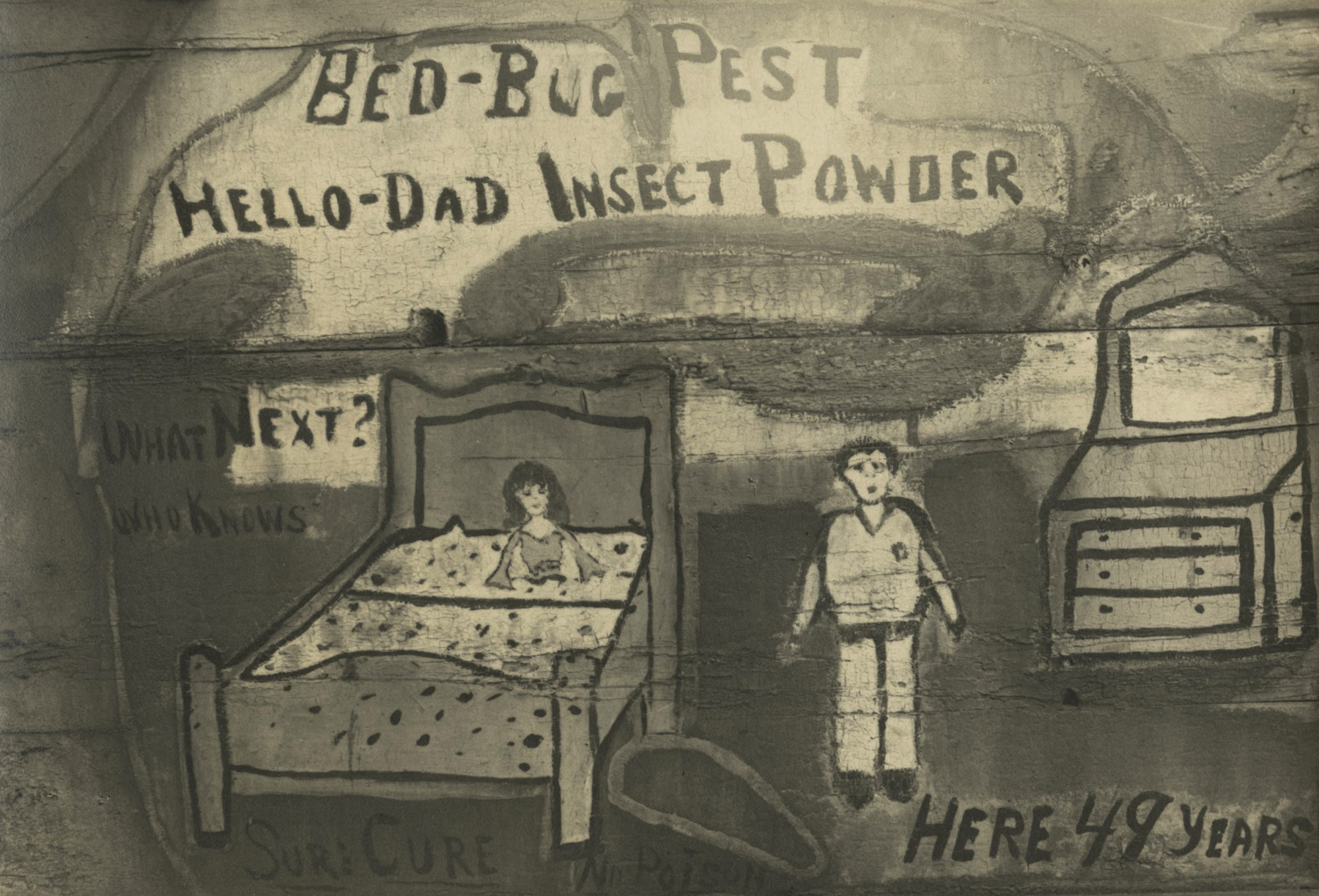 Eliot Elisofon - Untitled (insect powder sign), 1935 - Howard Greenberg Gallery