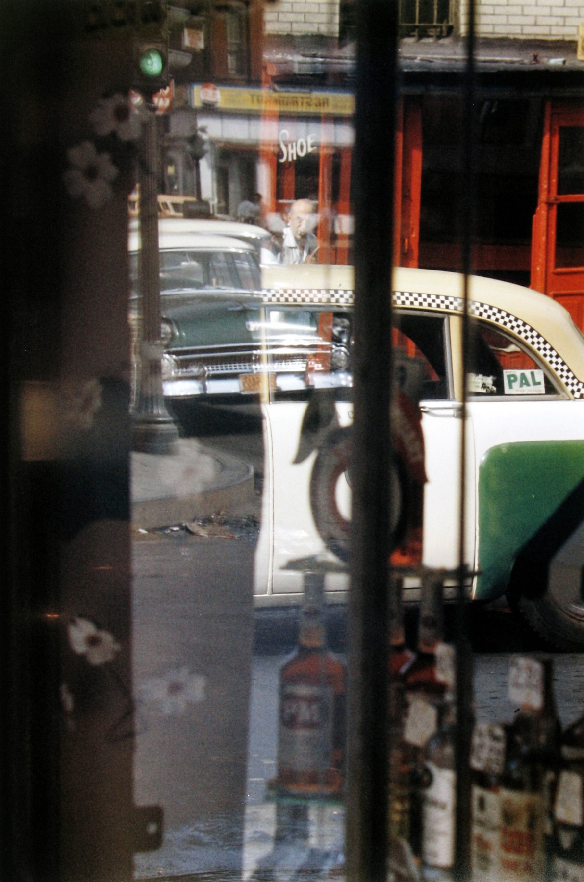 Taxi, 1956  Chromogenic print; printed later  14 x 11 inches