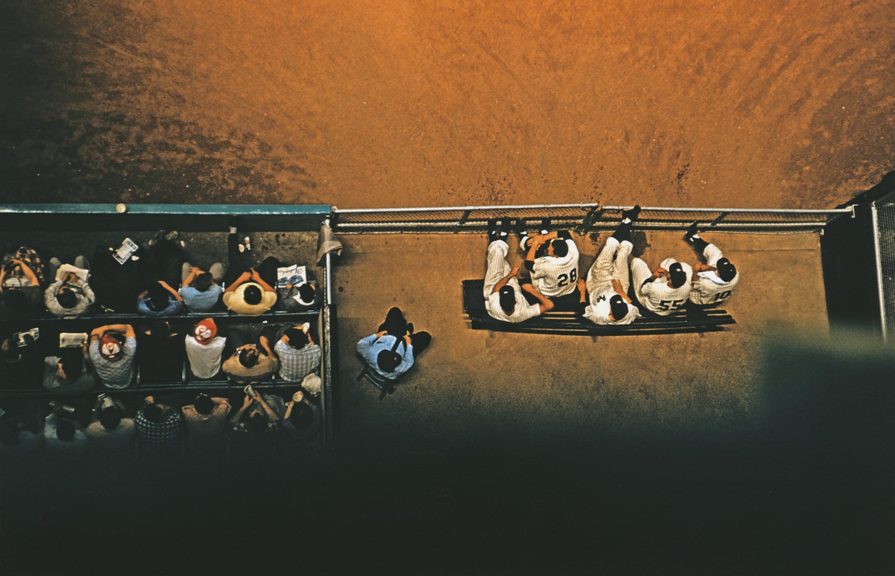 Night Baseball Game, Yankee Stadium, Bronx, New York, 1955  Archival pigment print; printed later  13 x 19 inches