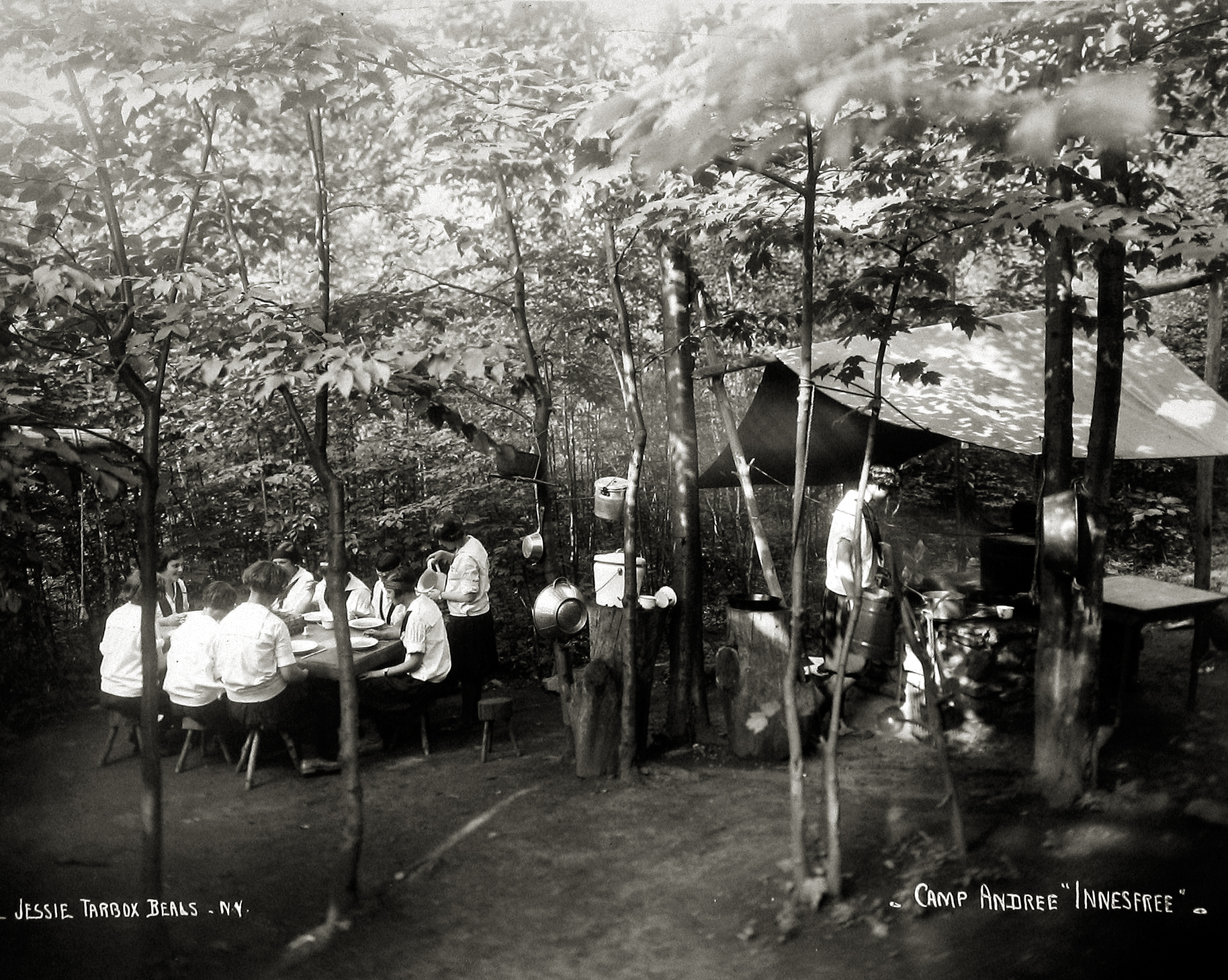 Jessie Tarbox Beals - Camp Andree "Innesfree", c.1920 - Howard Greenberg Gallery