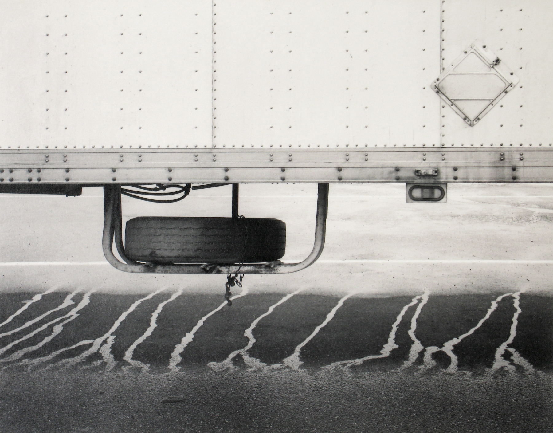 Mark Citret - Parked Big Rig, 1997  - Howard Greenberg Gallery
