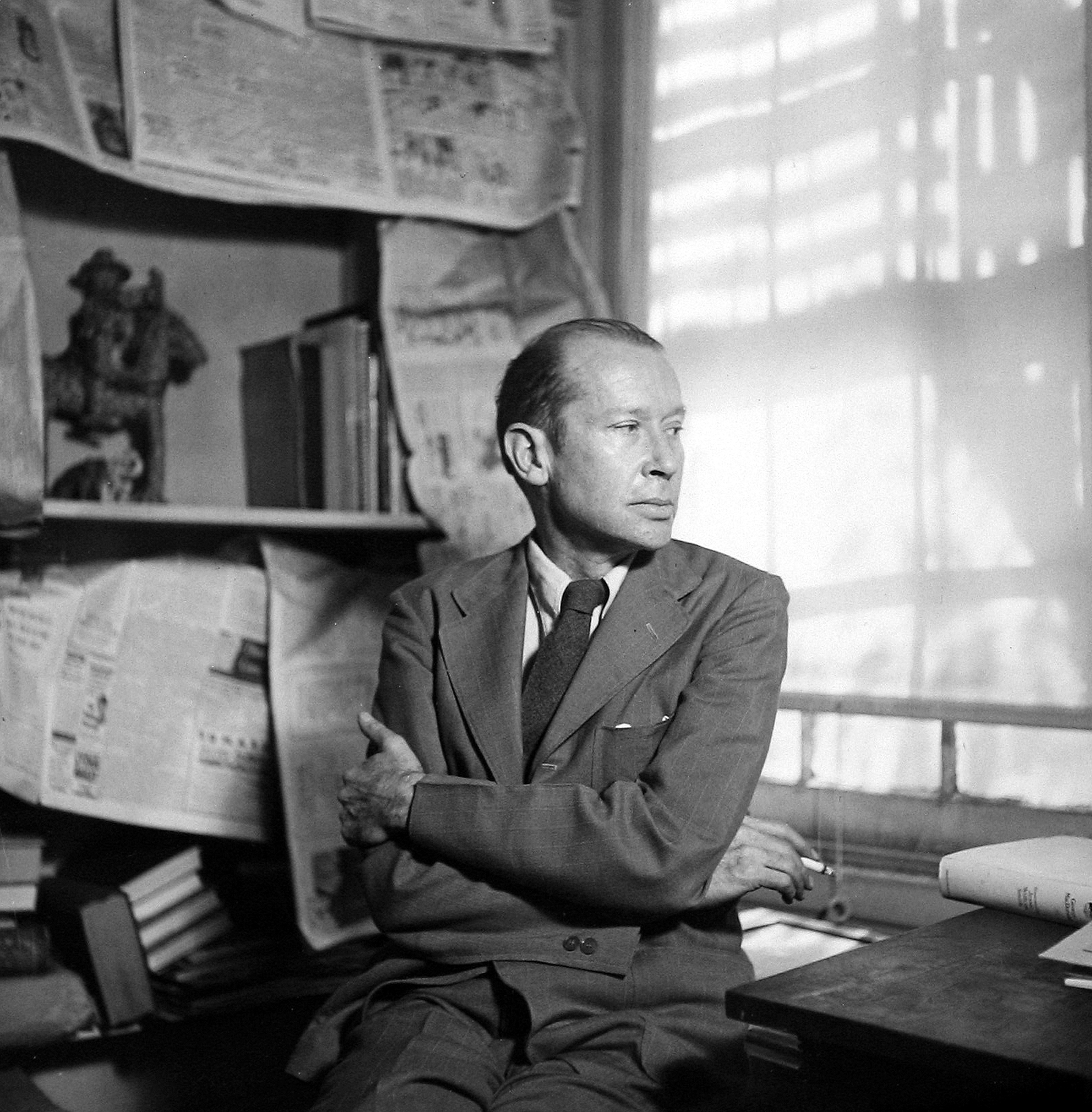 George Platt Lynes - E.E. Cummings, 1947 - Howard Greenberg Gallery