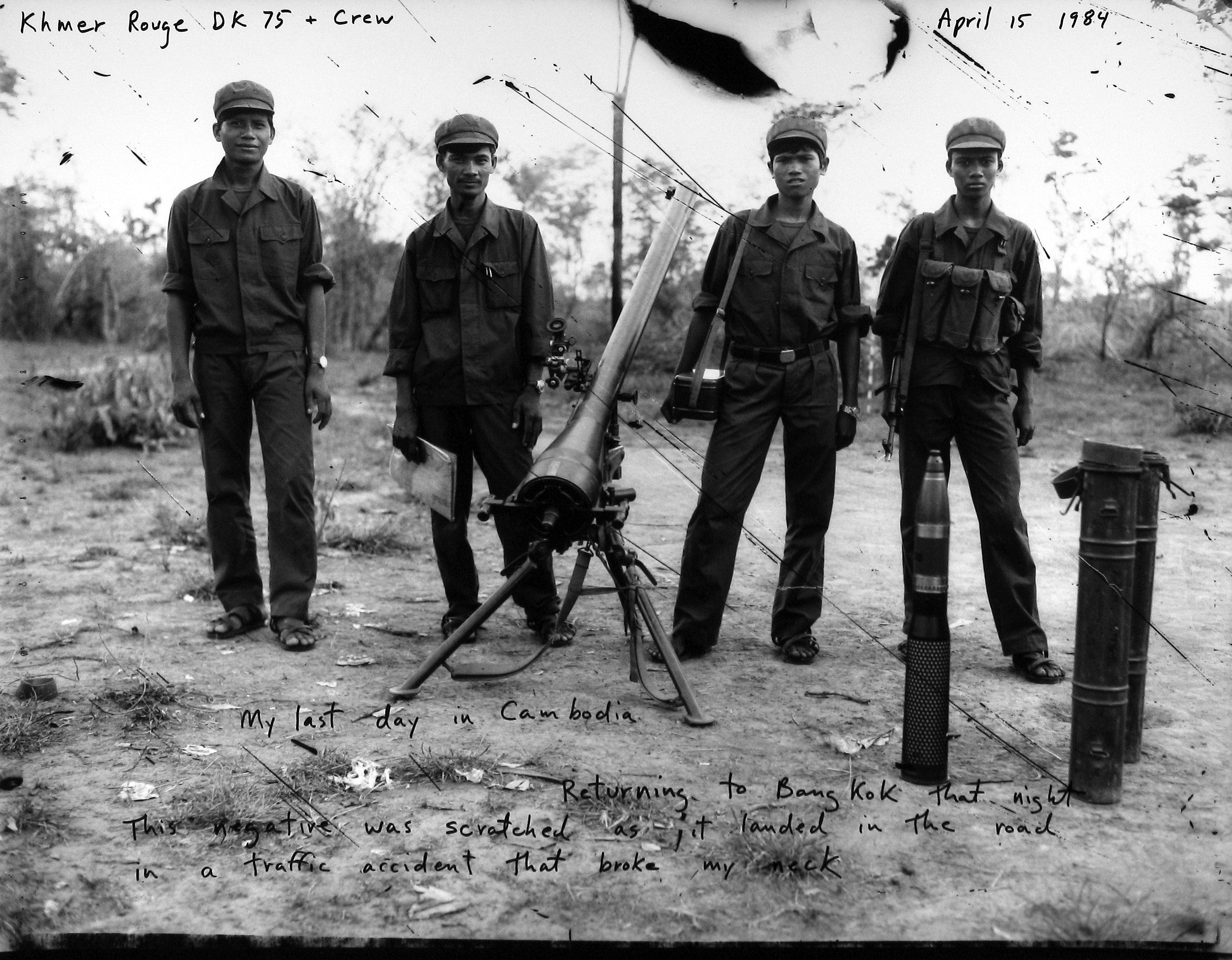 Bill Burke - My Last Day in Cambodia, 1984- Howard Greenberg Gallery
