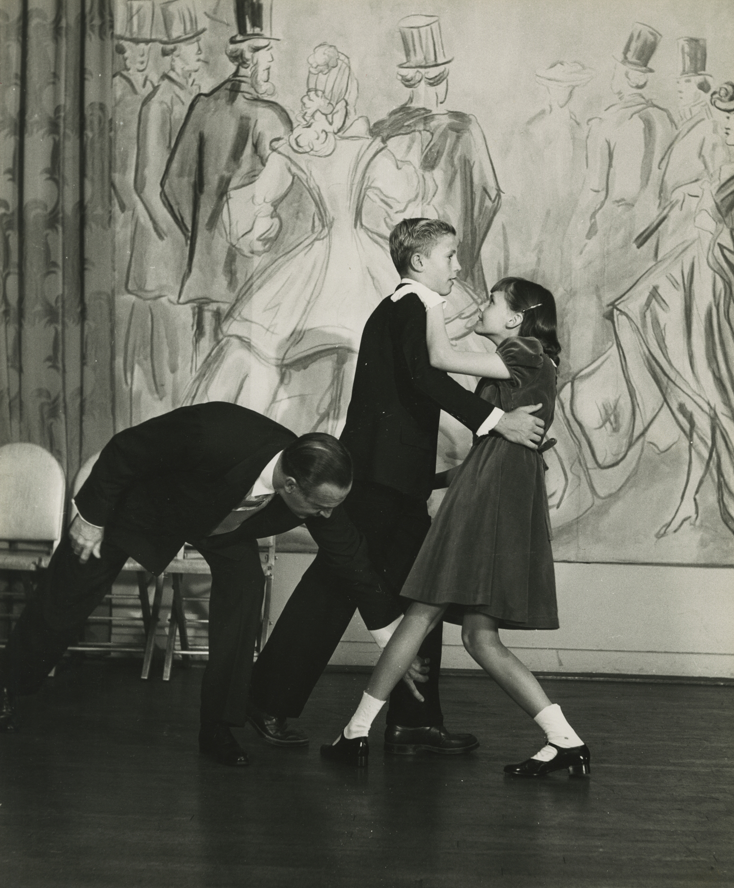 Dance Lesson, c.1950s Gelatin silver print; printed c.1950s 13 1/2 x 11 3/8 inches