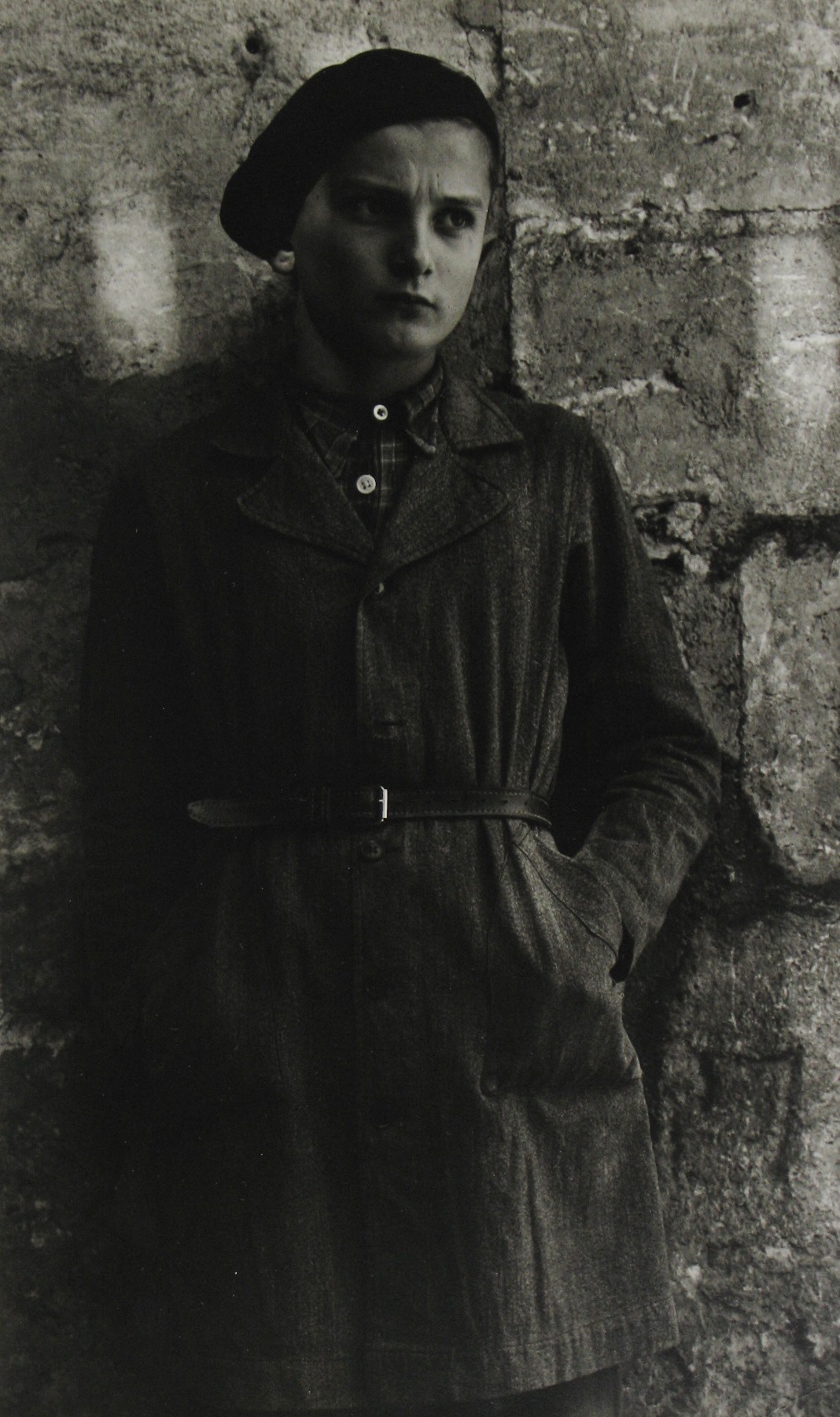Schoolboy, Charente, France, 1951  Gelatin silver print; printed c.1951  9 5/8 x 5 3/4 inches