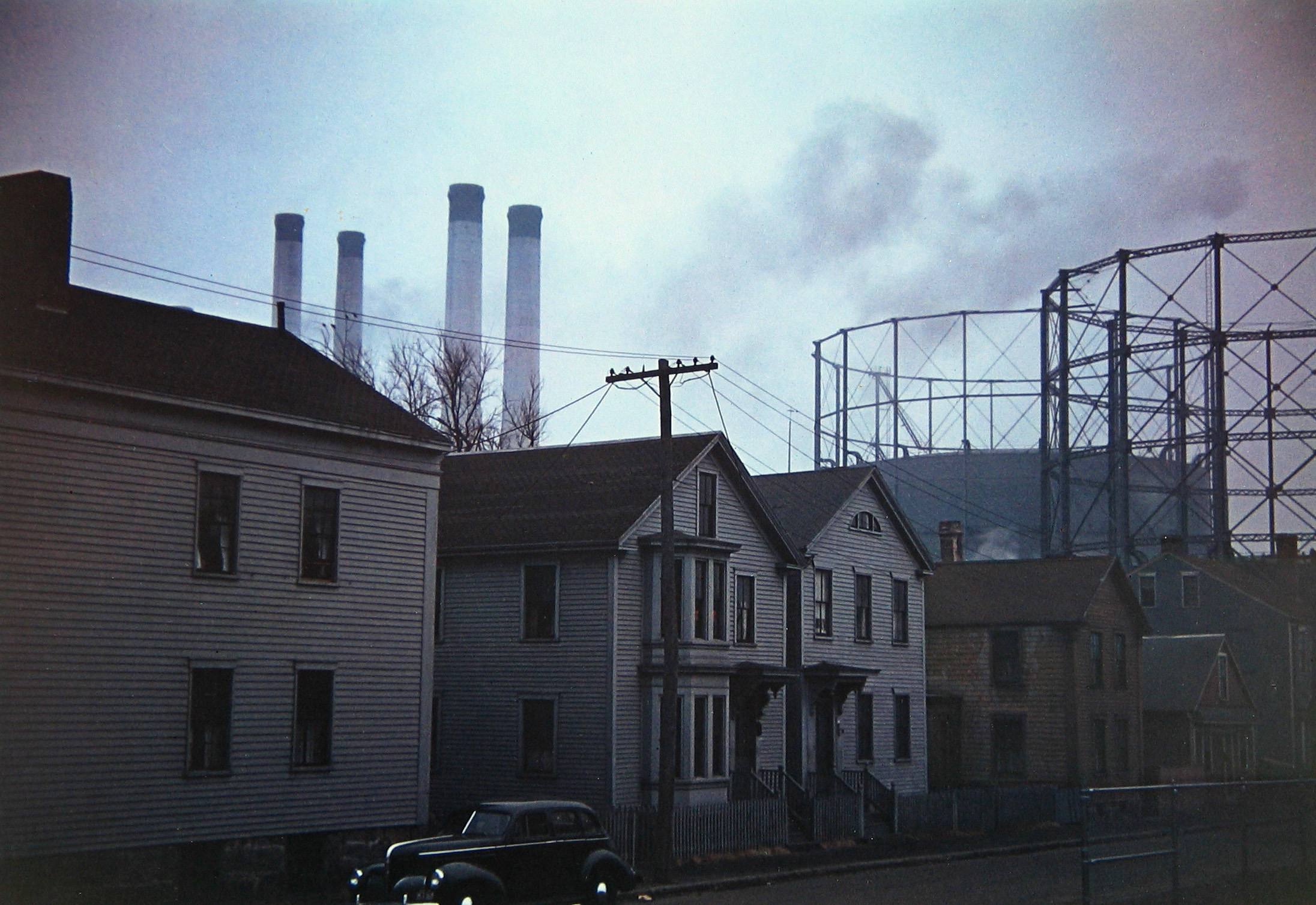 Jack Delano - Near the waterfront, New Bedford, MA, Jan-41 - Howard Greenberg Gallery