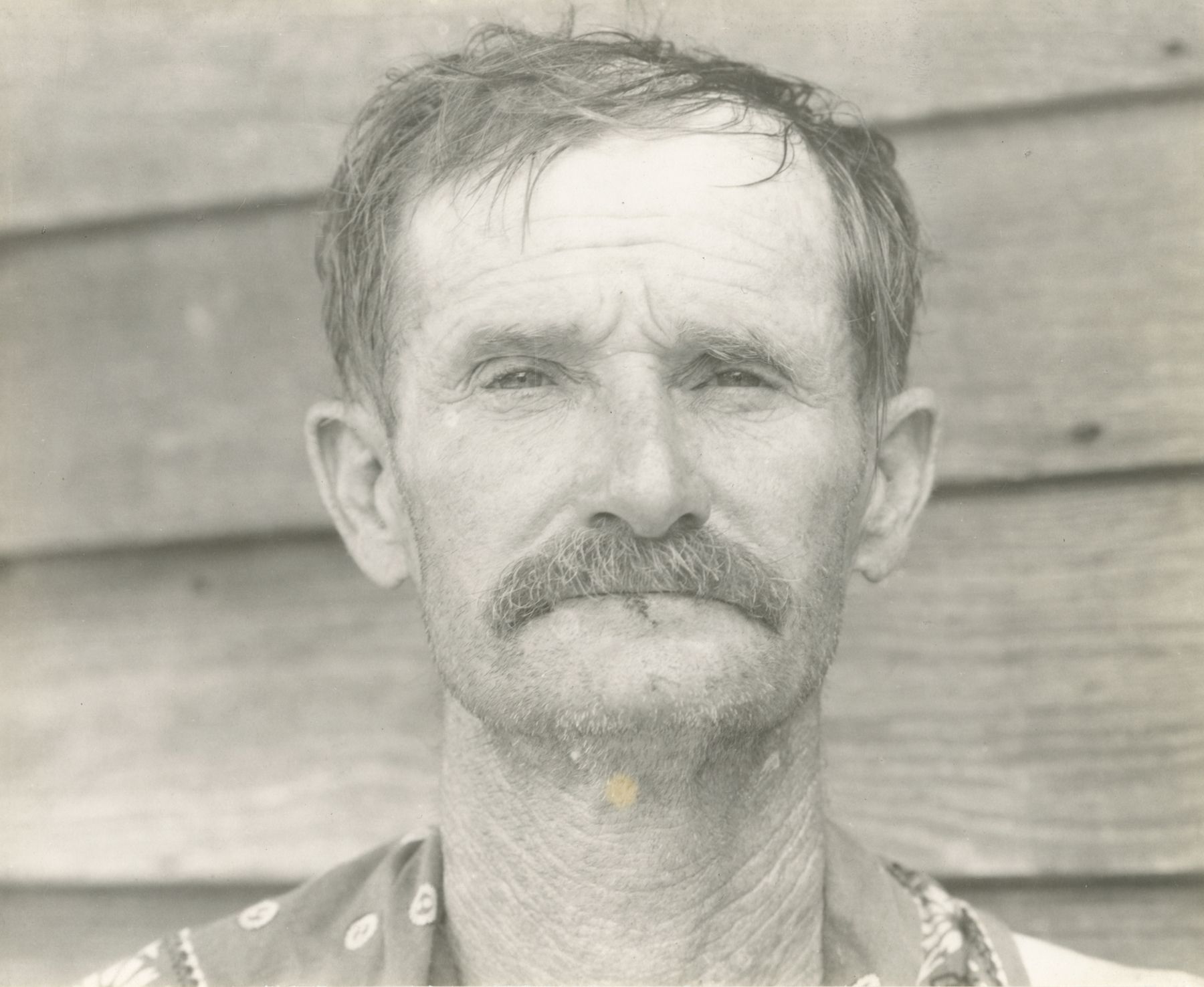 Bud Fields, Cotton Sharecropper. Hale County, Alabama, 1936  Gelatin silver print; printed c.1960  5 3/4 x 7 1/8 inches
