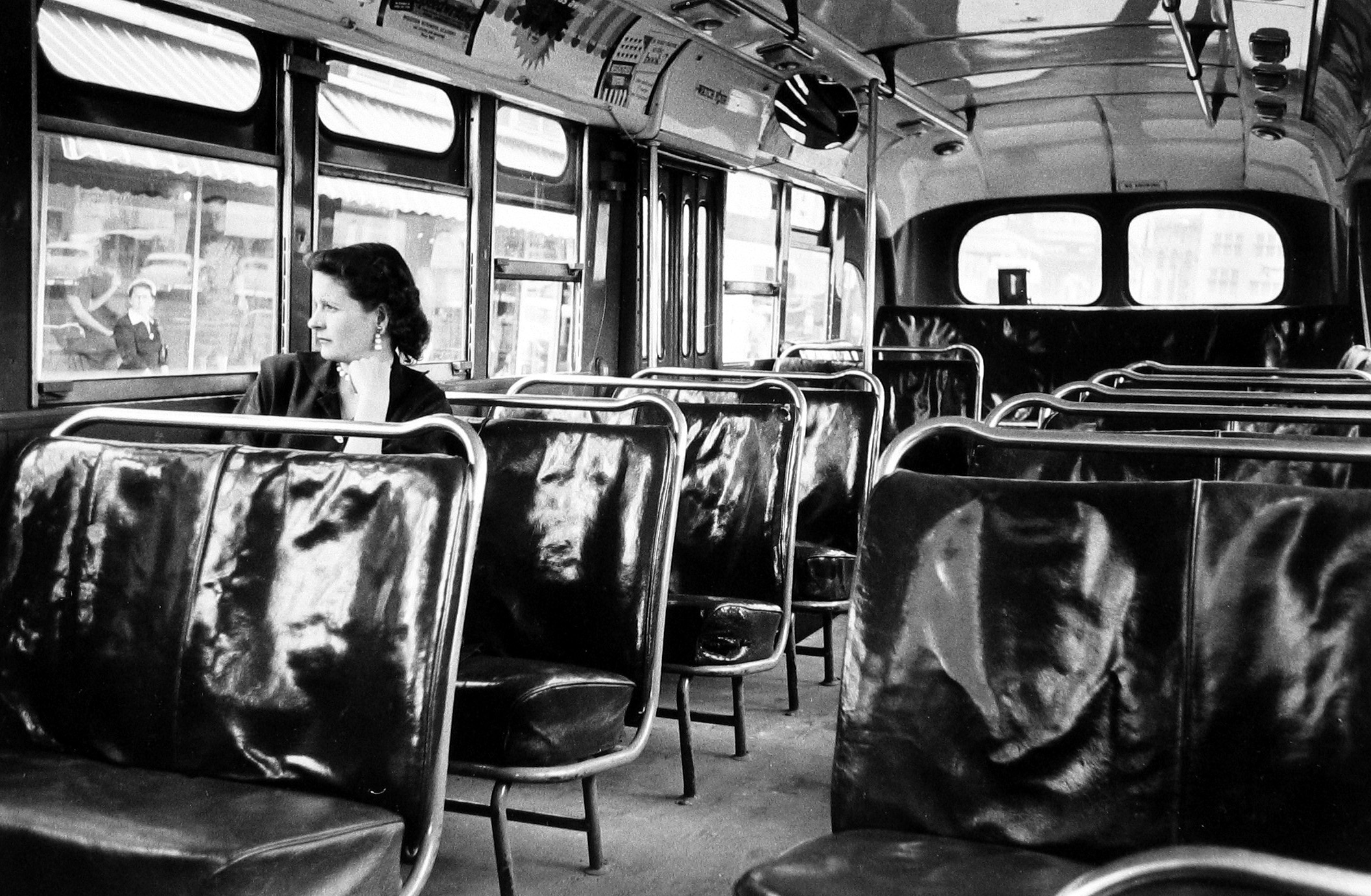 Dan Weiner - Bus Boycott, Montgomery, Ala., 1956 - Howard Greenberg Gallery