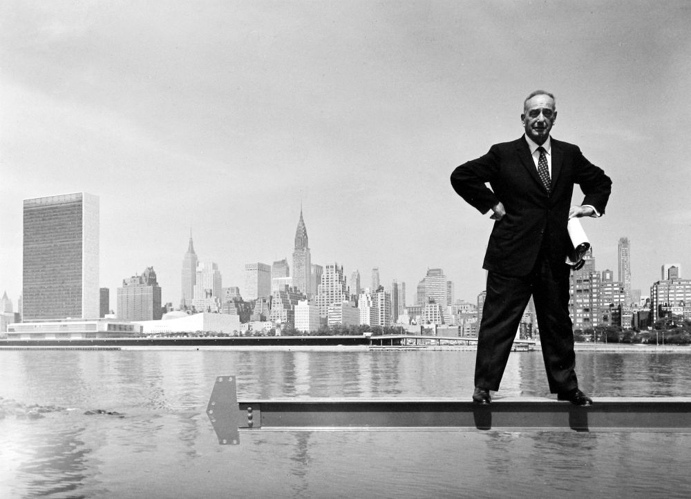 Robert Moses, 1959  Gelatin silver print; printed later  11 x 14 inches
