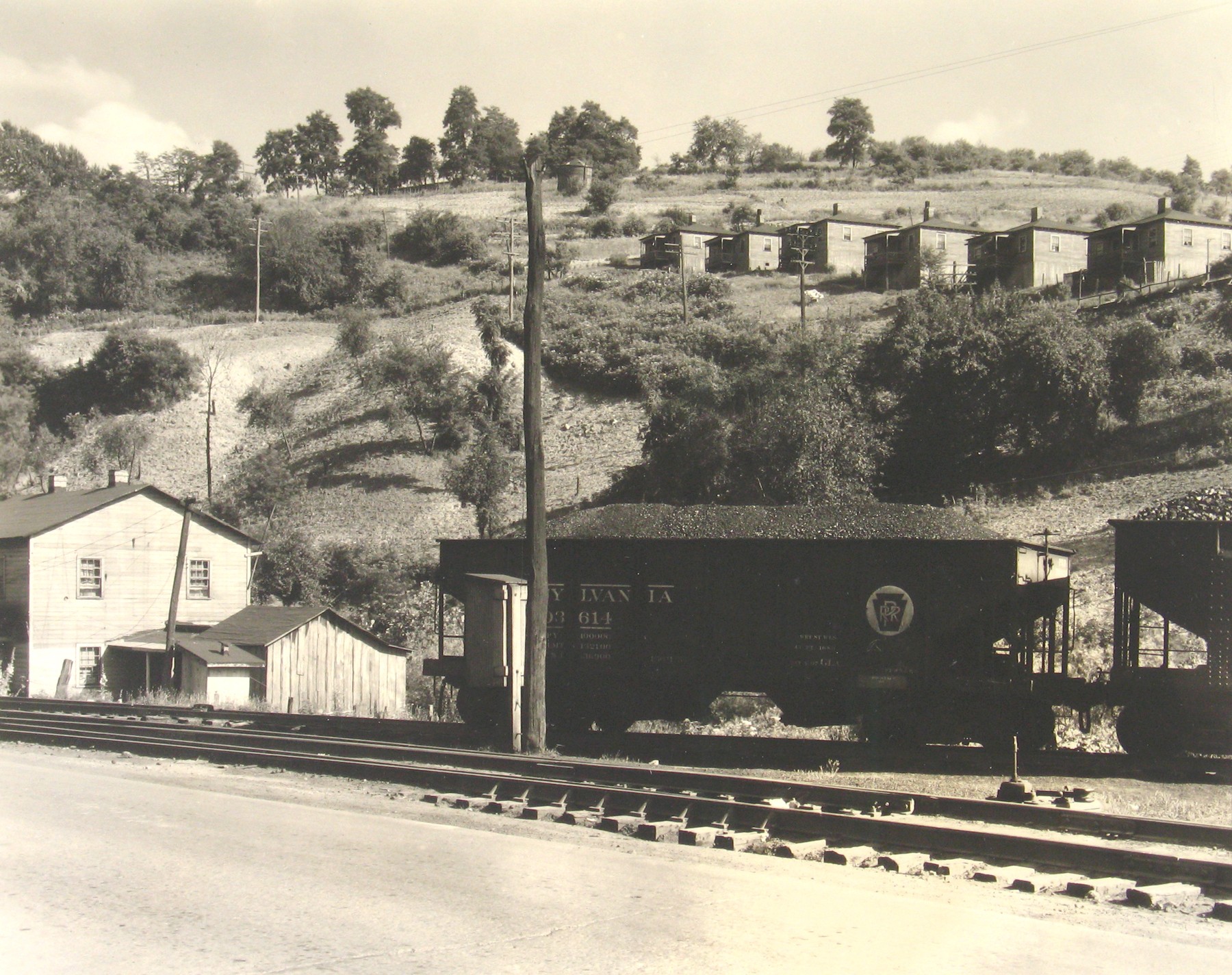 Mining Camp, Osage, West Virginia, 1935  Gelatin silver print; printed c.1935  7 1/8 x 9 inches