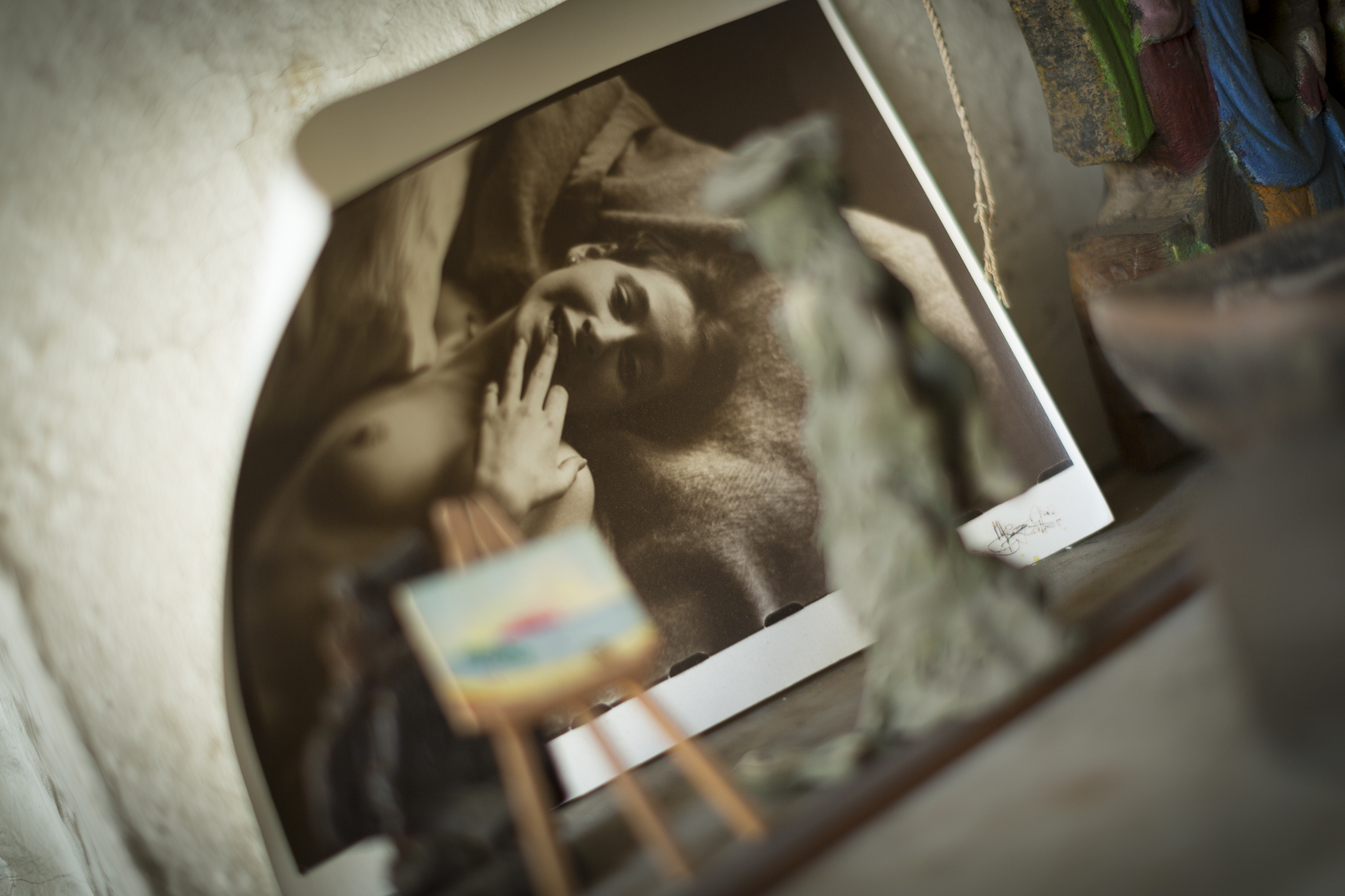 Saul Leiter: In Stillness 22, 2013  Archival pigment print  13 1/2 x 20 inches