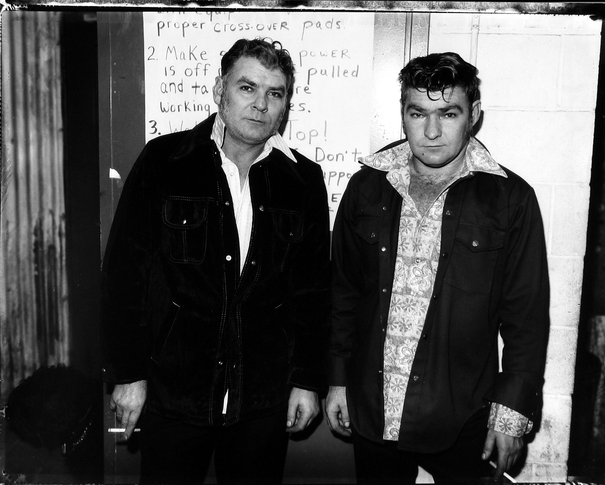 Bill Burke - Two Brothers at a Coal Mine, Hopkins Co., KY, 1976 - Howard Greenberg Gallery