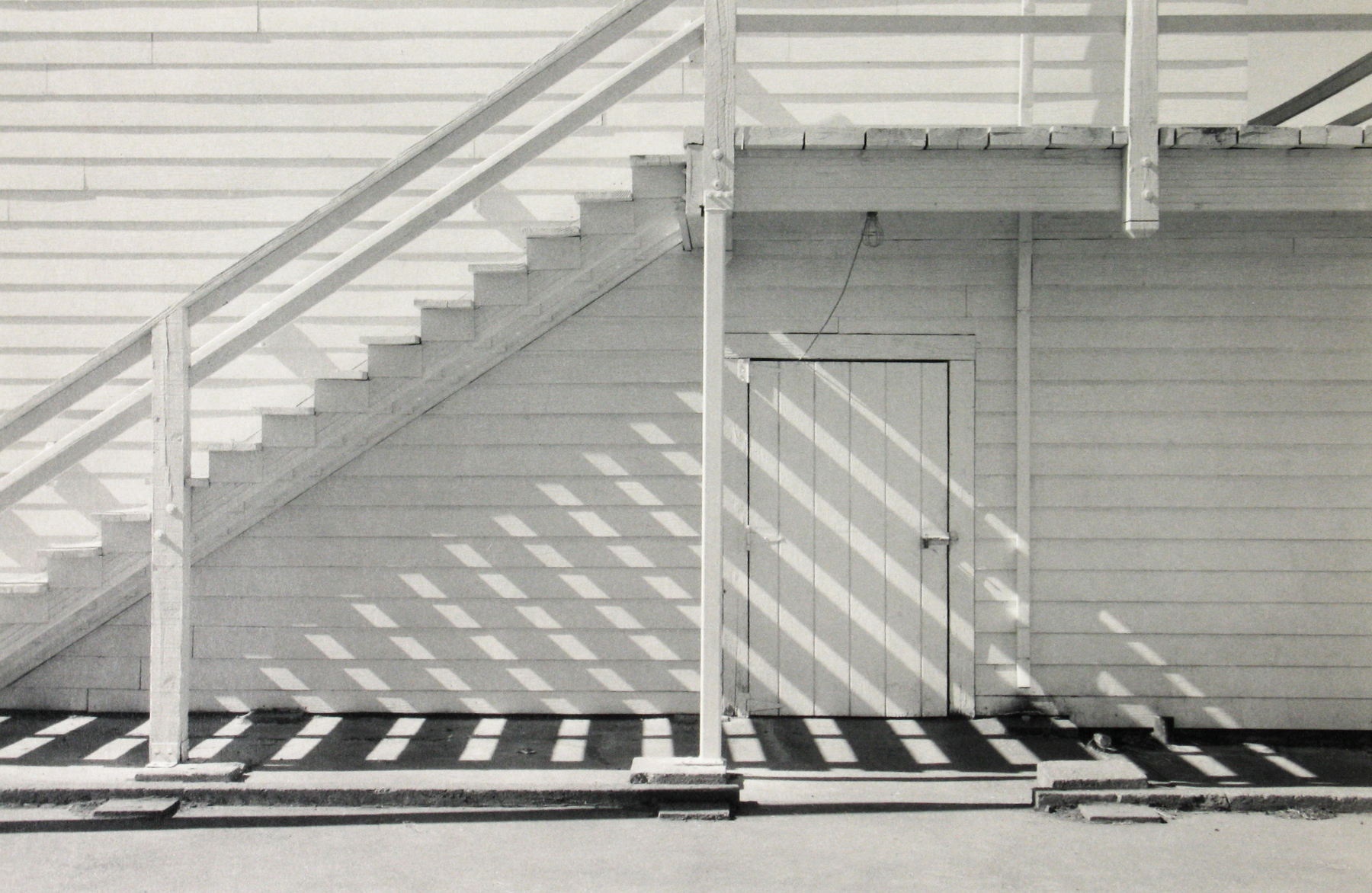 Mark Citret - Grandstand Steps, Odell, Oregon, 2007 - Howard Greenberg Gallery