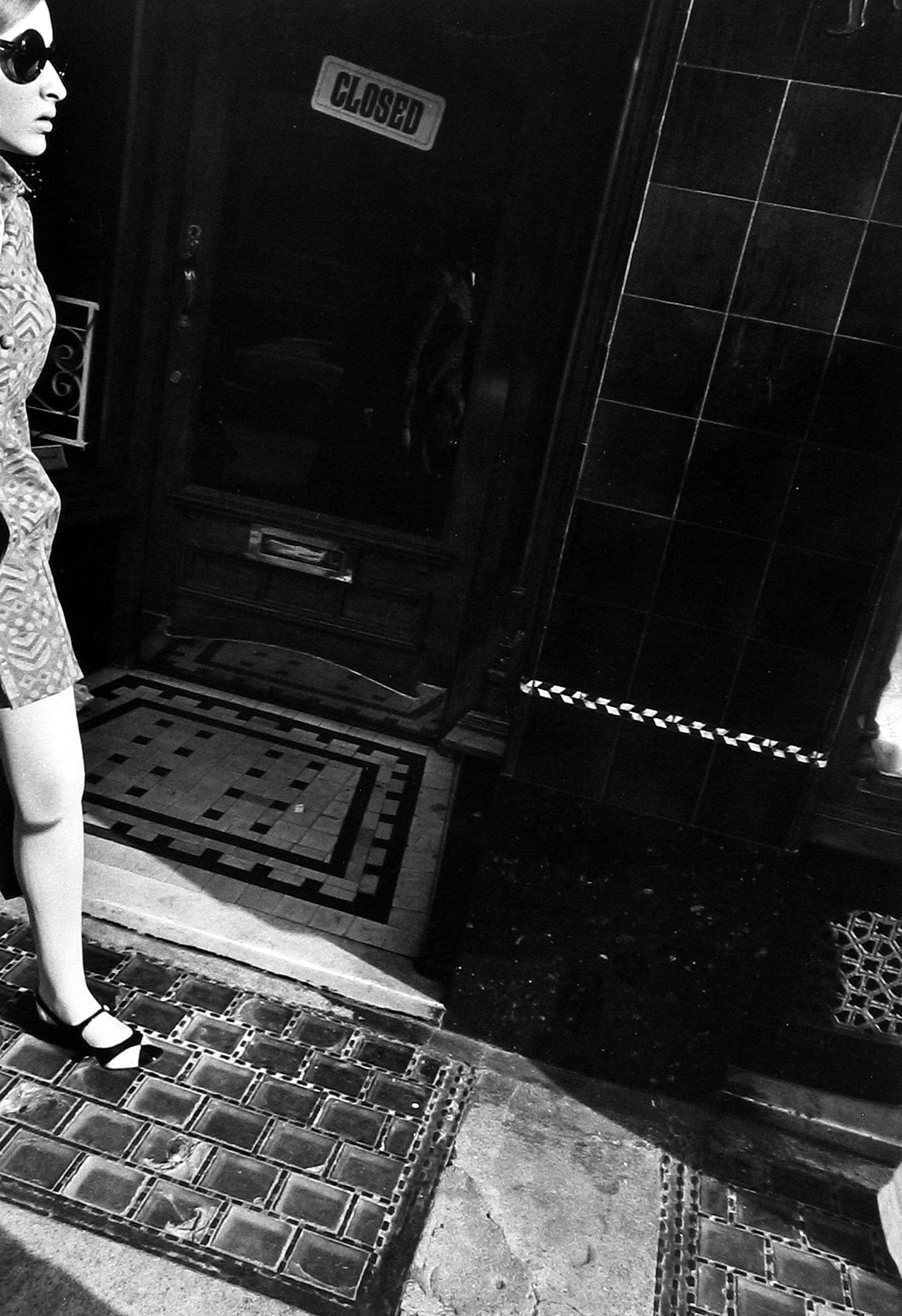 Henry Wolf - 1/2 Woman, Closed Store, 1960s - Howard Greenberg Gallery