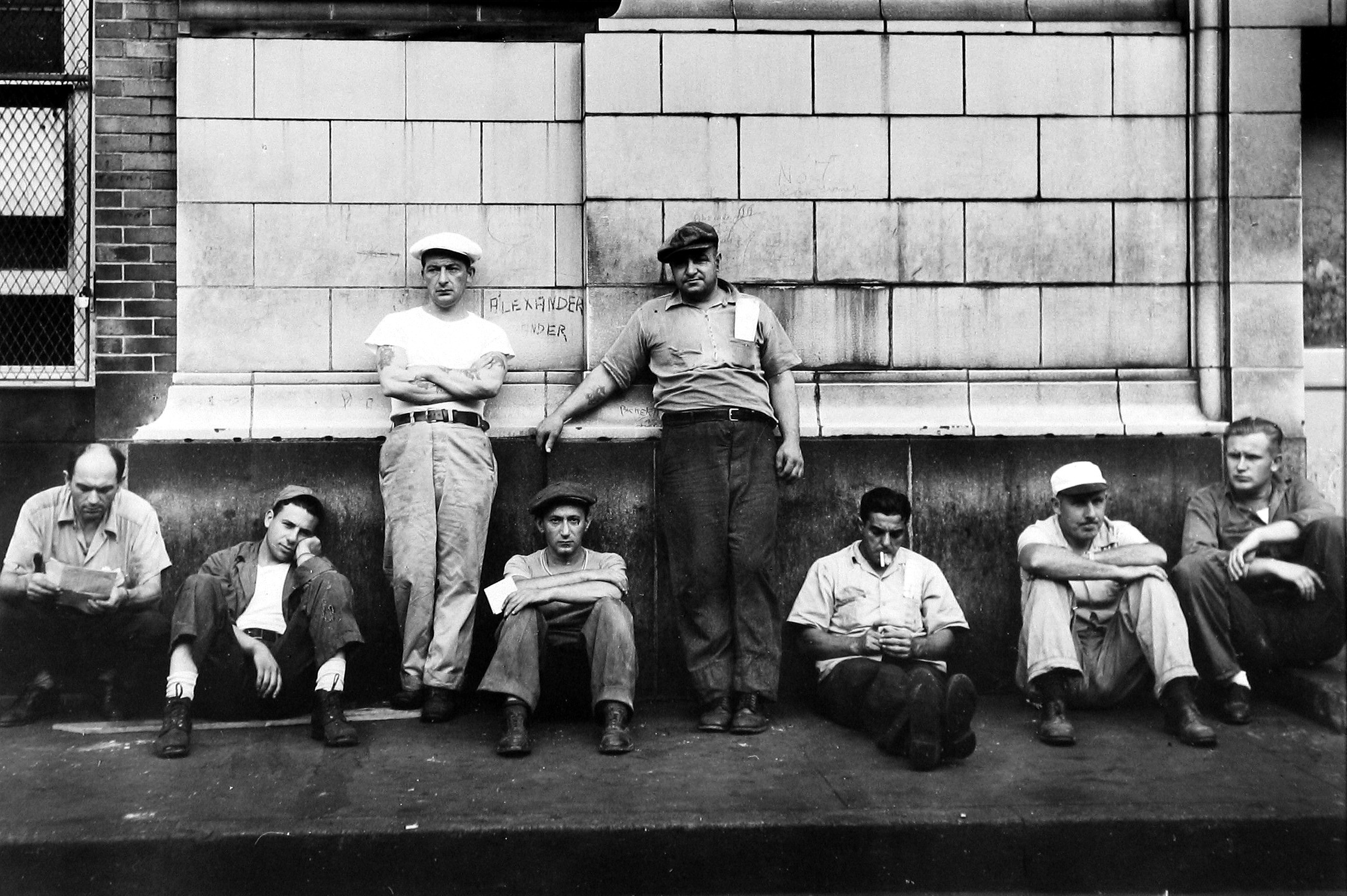 Morris Engel - Waterfront - Trucker, New York City, 1948 - Howard Greenberg Gallery