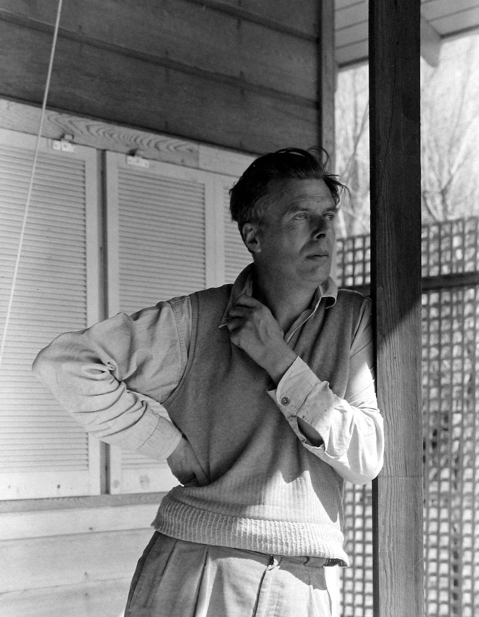 George Platt Lynes - Aldous Huxley, 1947 - Howard Greenberg Gallery