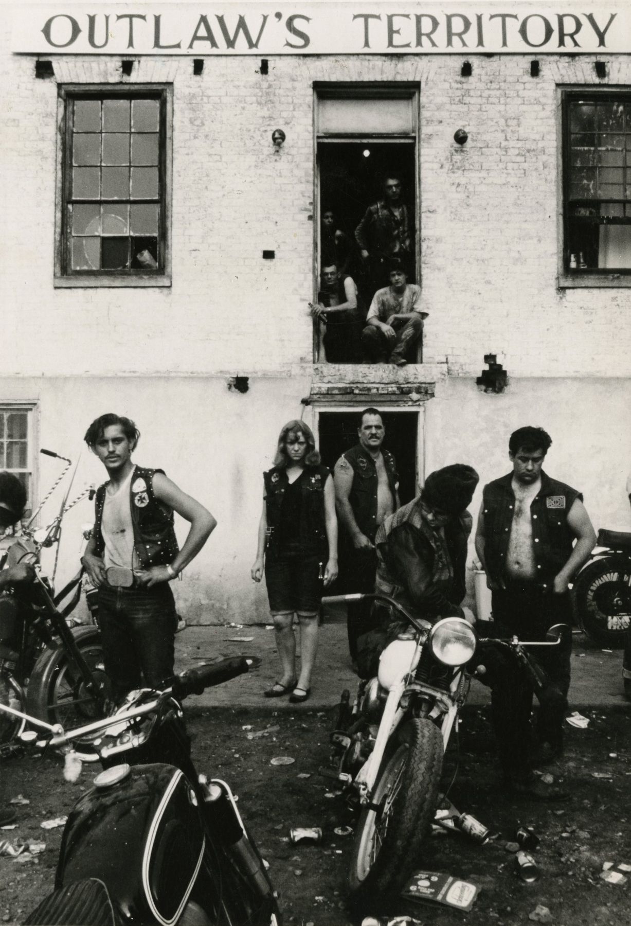 Danny Lyon, Clubhouse, Dayton, Ohio, 1966